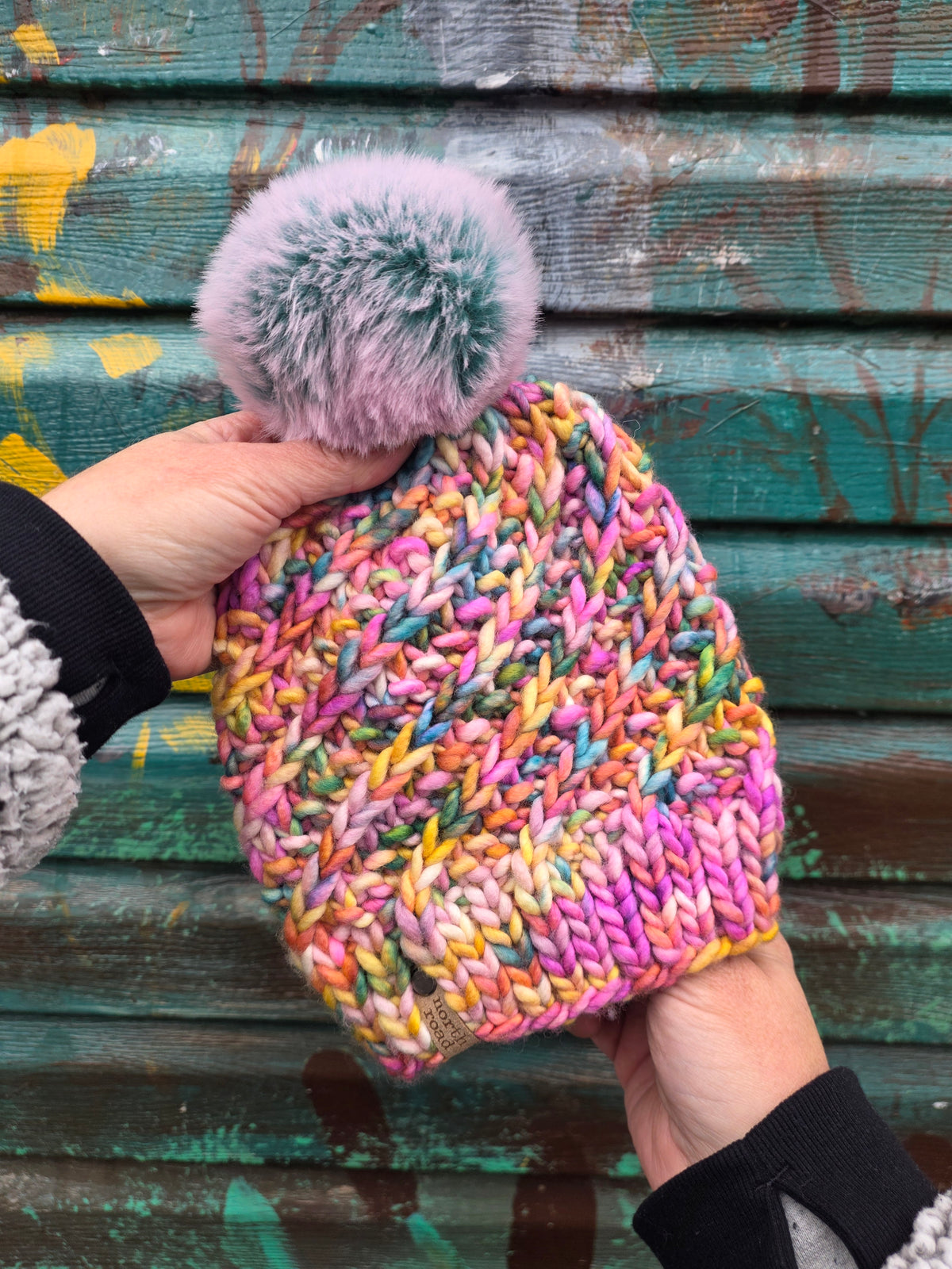 Merino Wool Pom Hat