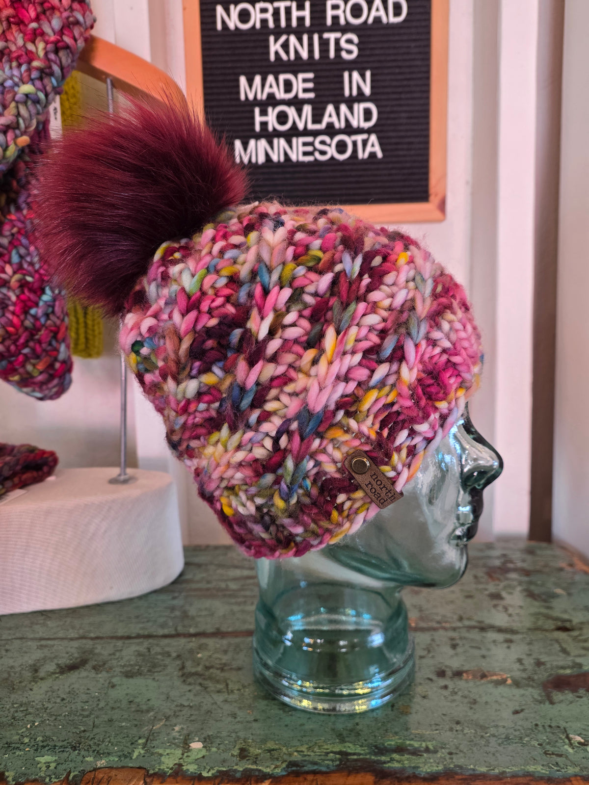 Merino Wool Pom Hat