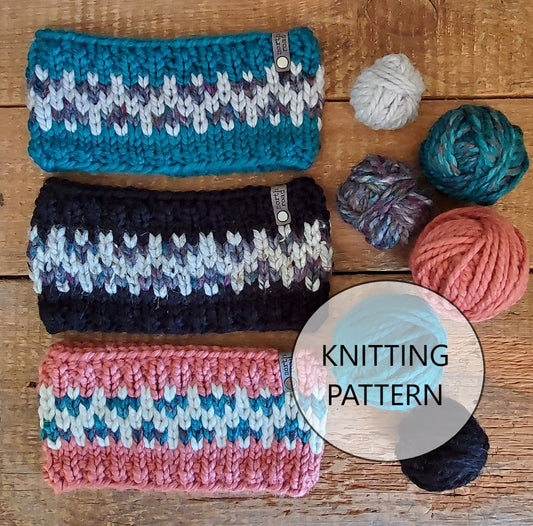 Shoreline Headband Knitting Pattern