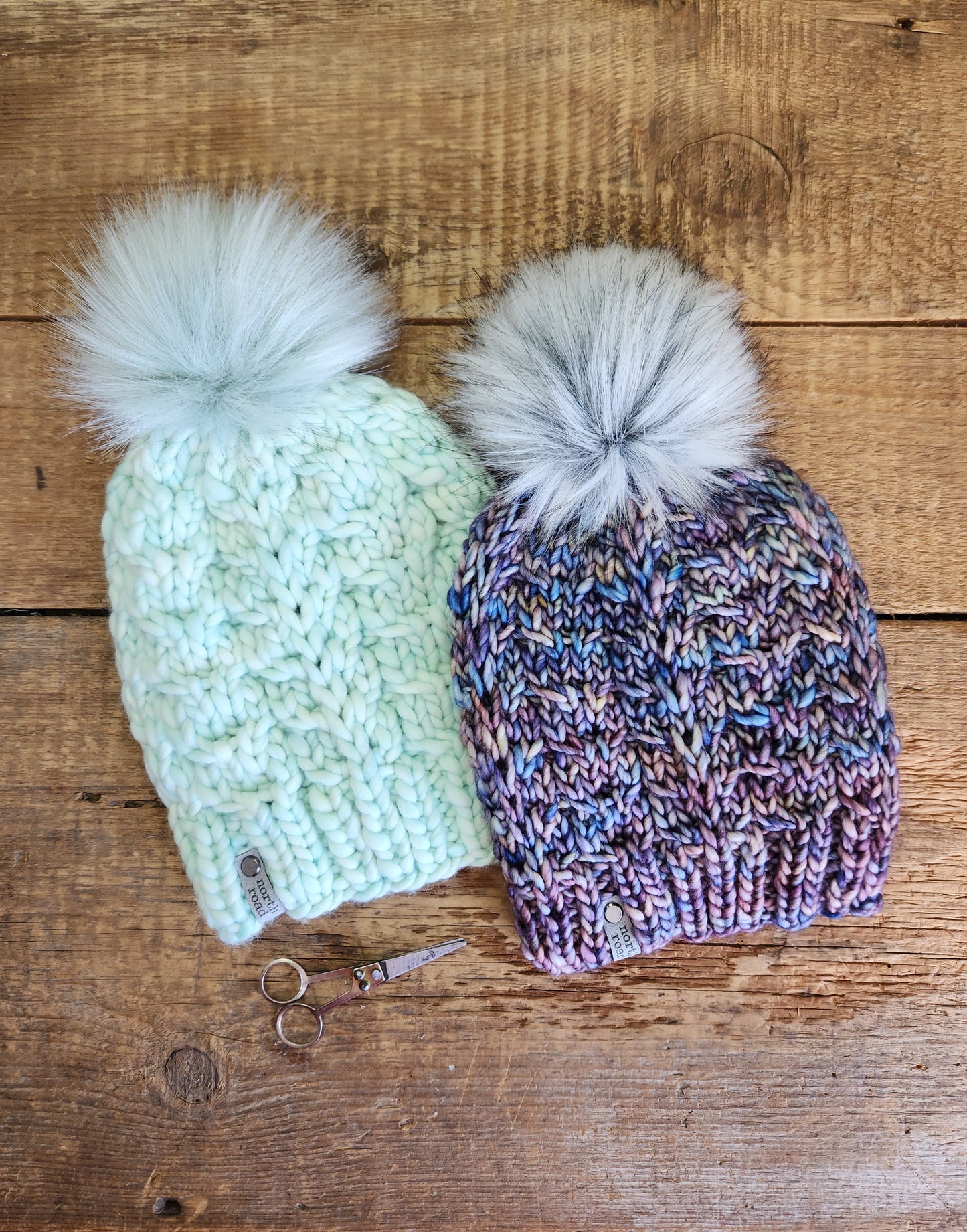 Birch Leaves Beanie Knitting Pattern