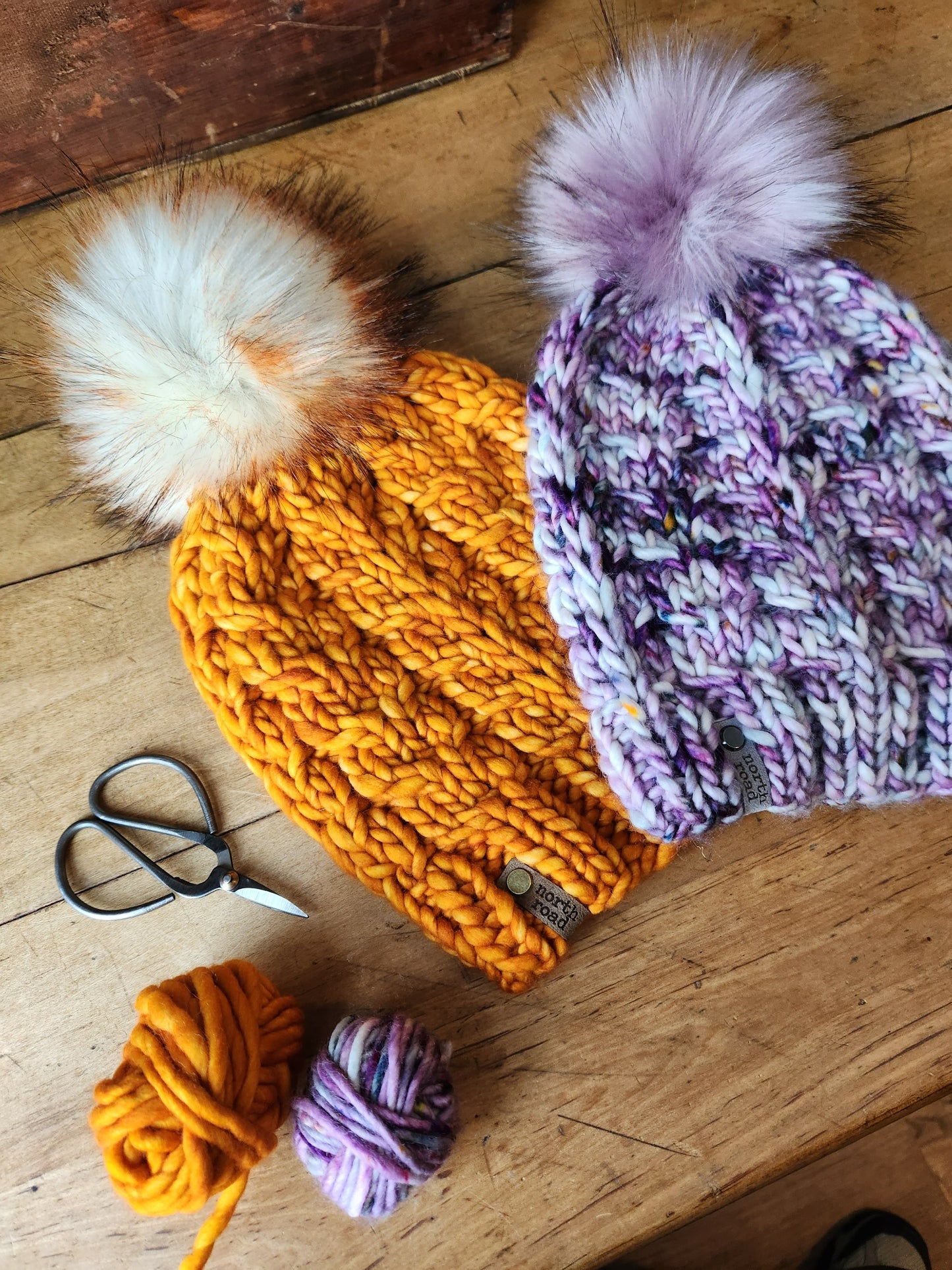 Birch Leaves Beanie Knitting Pattern