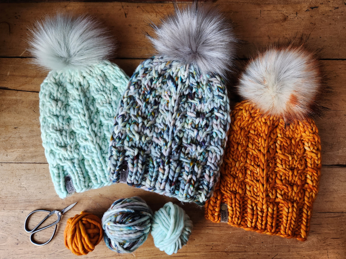 Birch Leaves Beanie Knitting Pattern