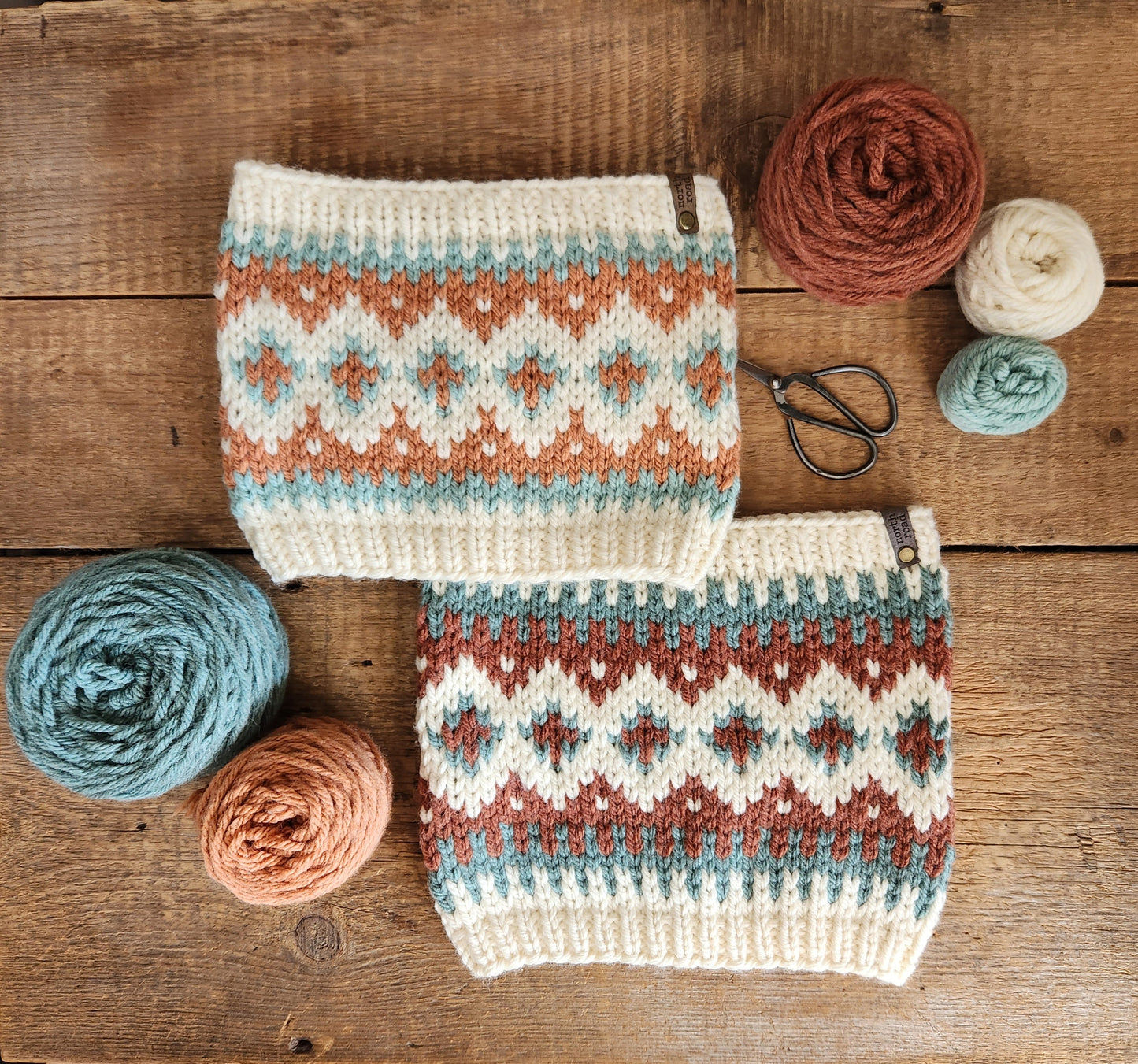 Castle Danger Cowl Knitting Pattern