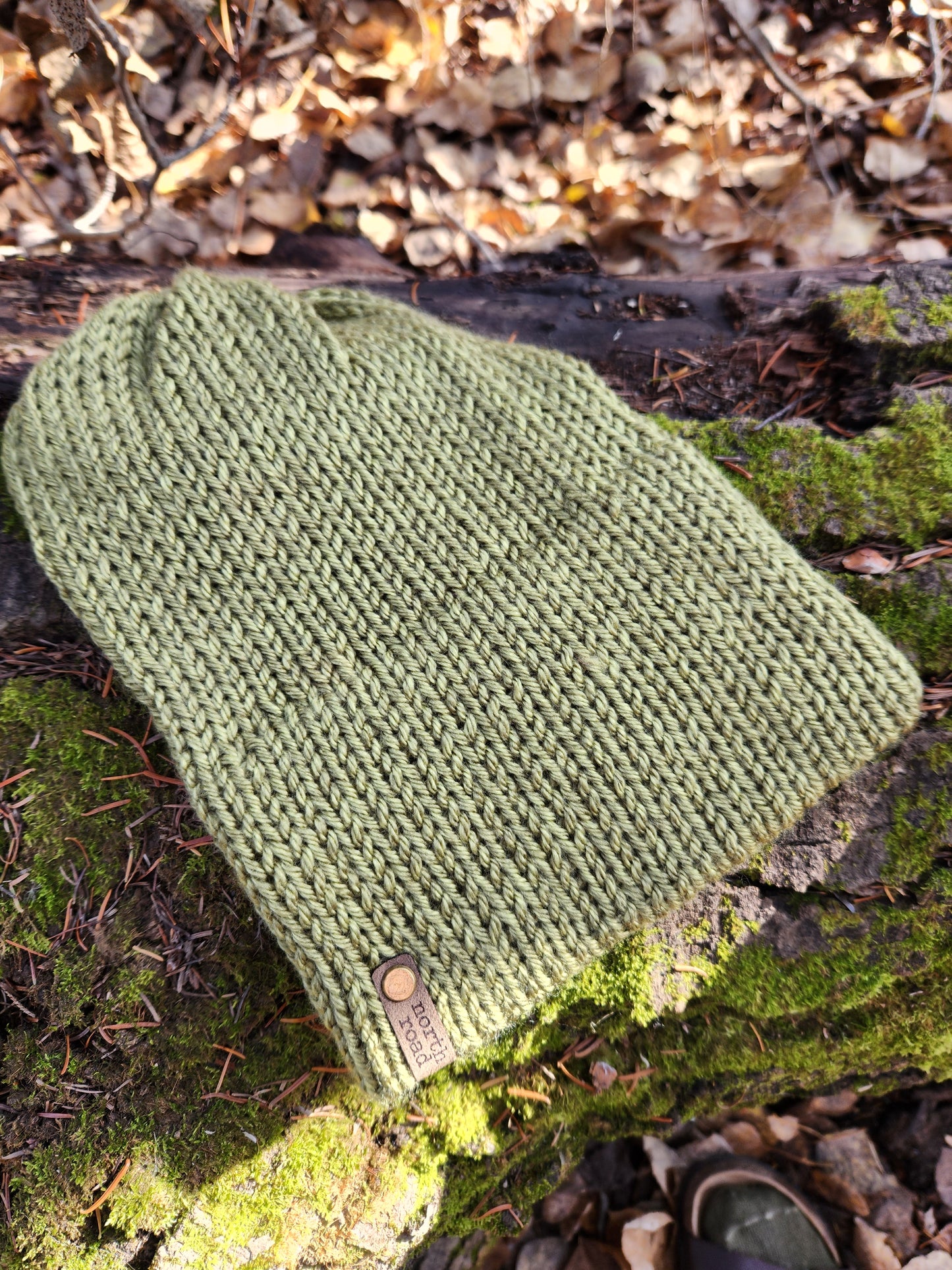 Lightweight Hat, Folded Double Brim Wool Free, Apple Green