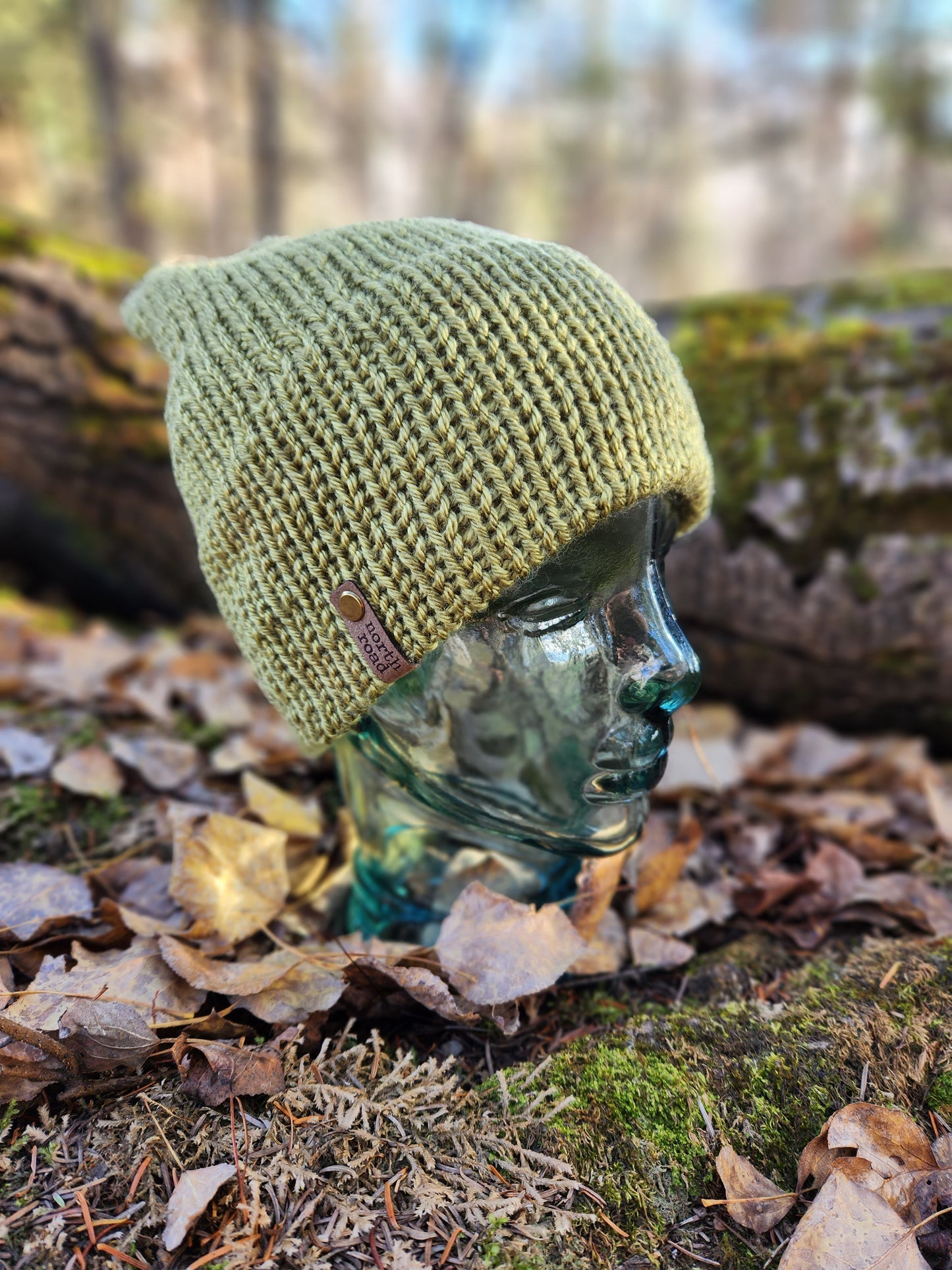 Lightweight Hat, Folded Double Brim Wool Free, Apple Green