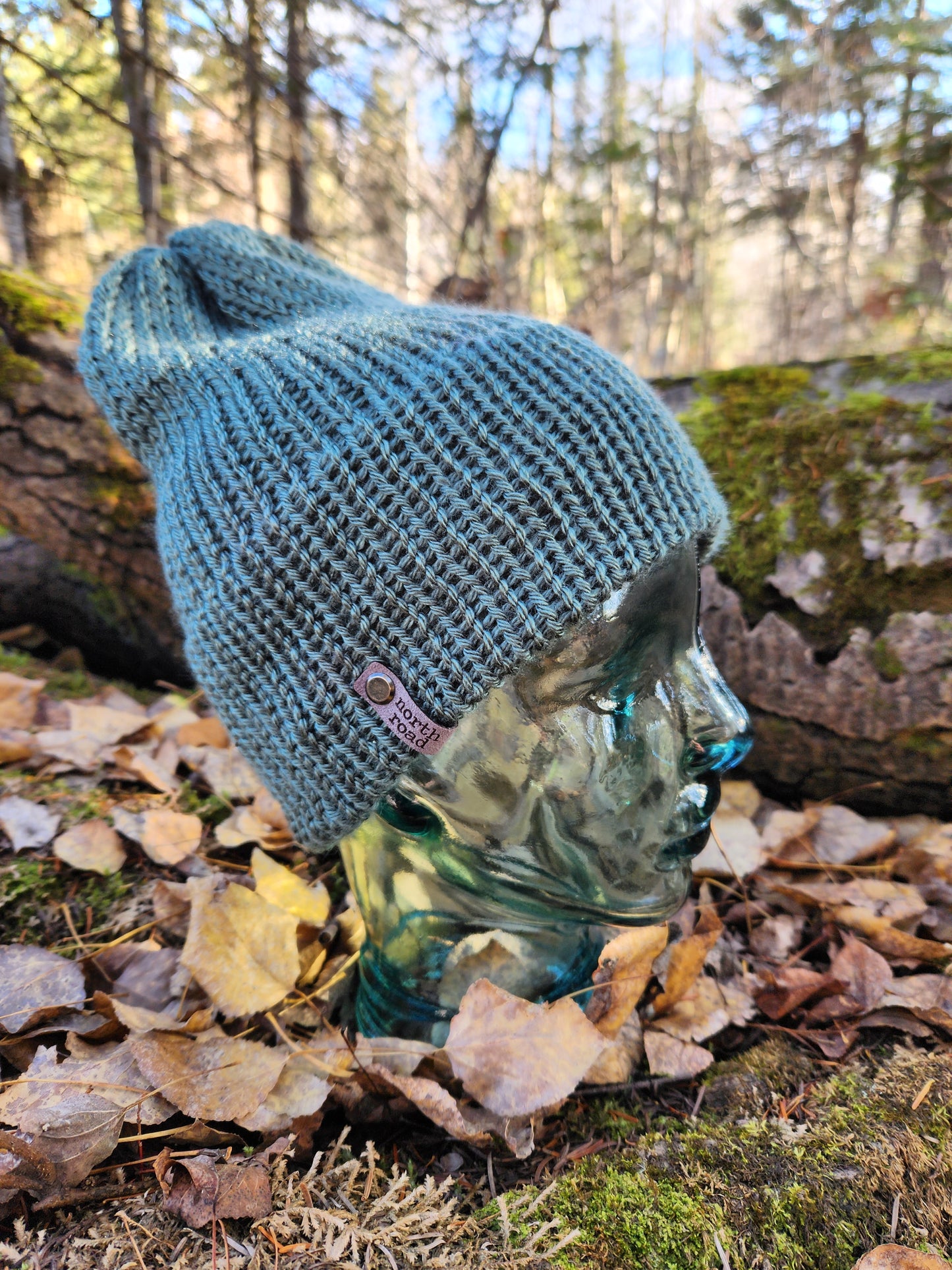 Lightweight Hat, Folded Double Brim Wool Free, Light Sage