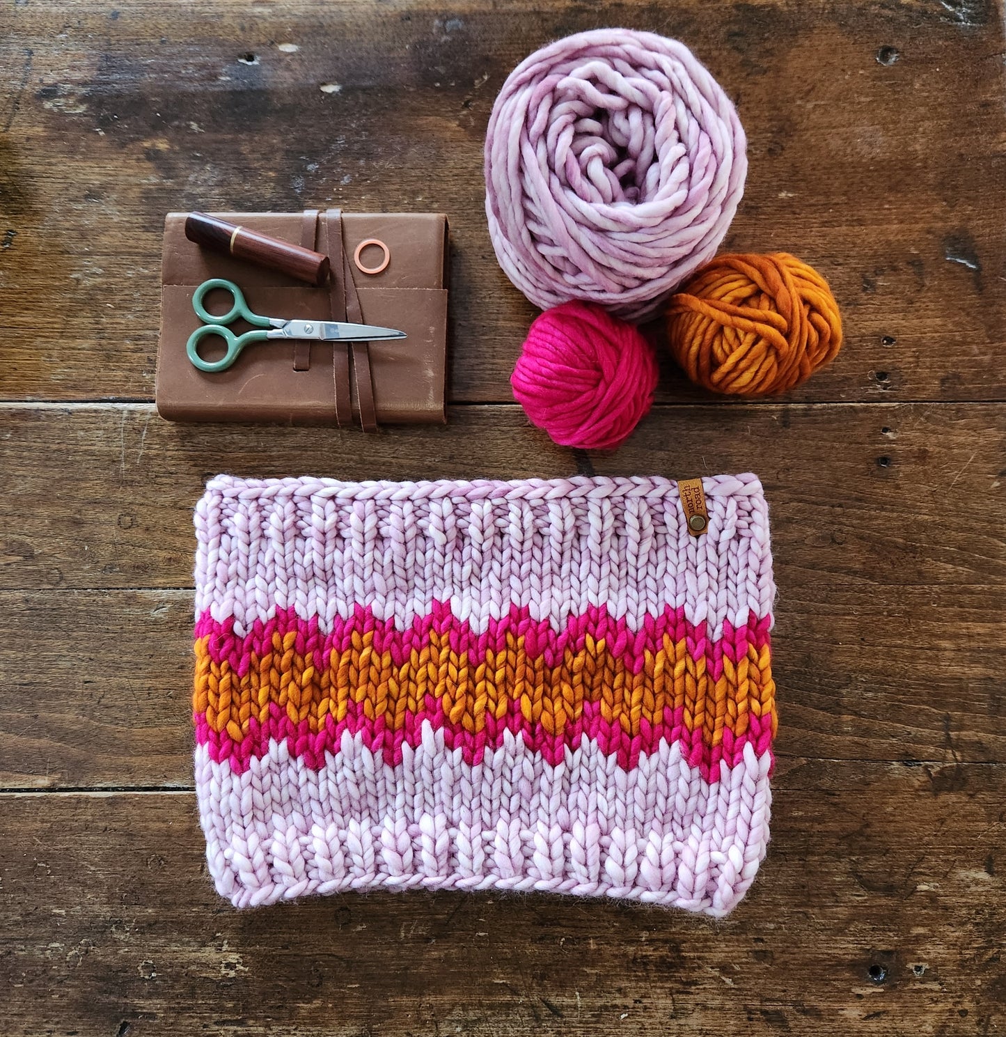 Moose Mountain Cowl Knitting Pattern