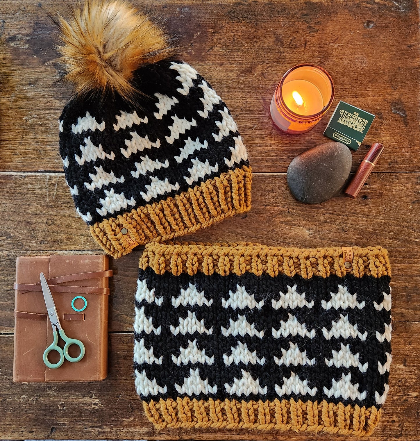 Campground Cowl Knitting Pattern