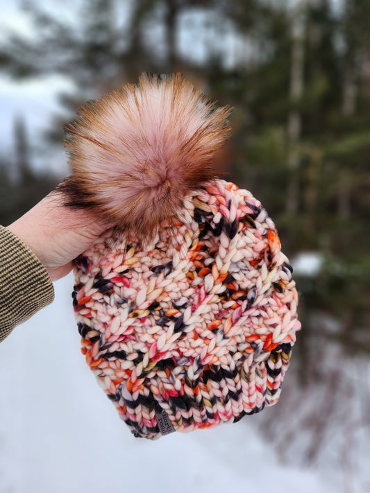 Merino Wool Pom Hat