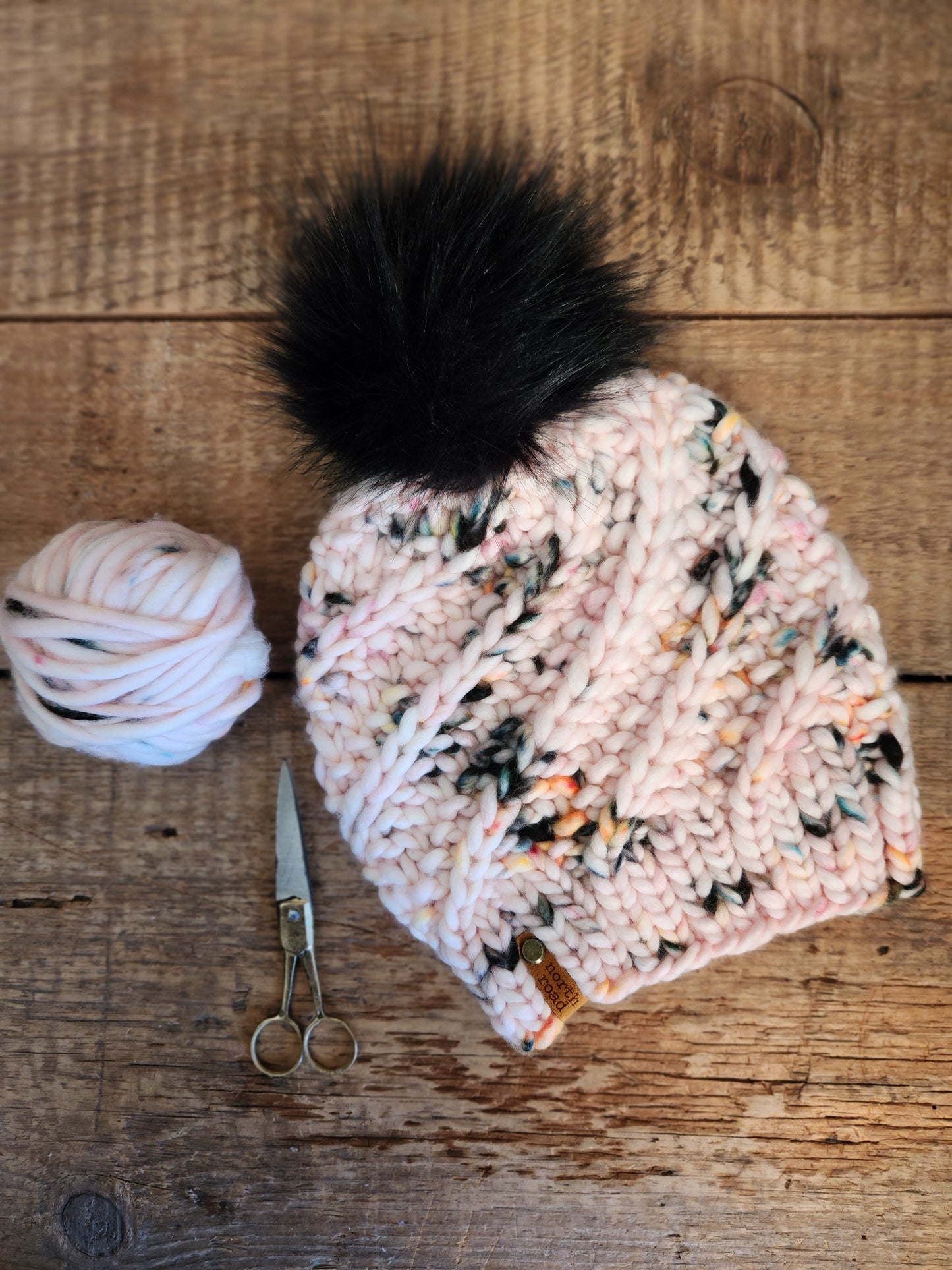 Merino Wool Pom Hat