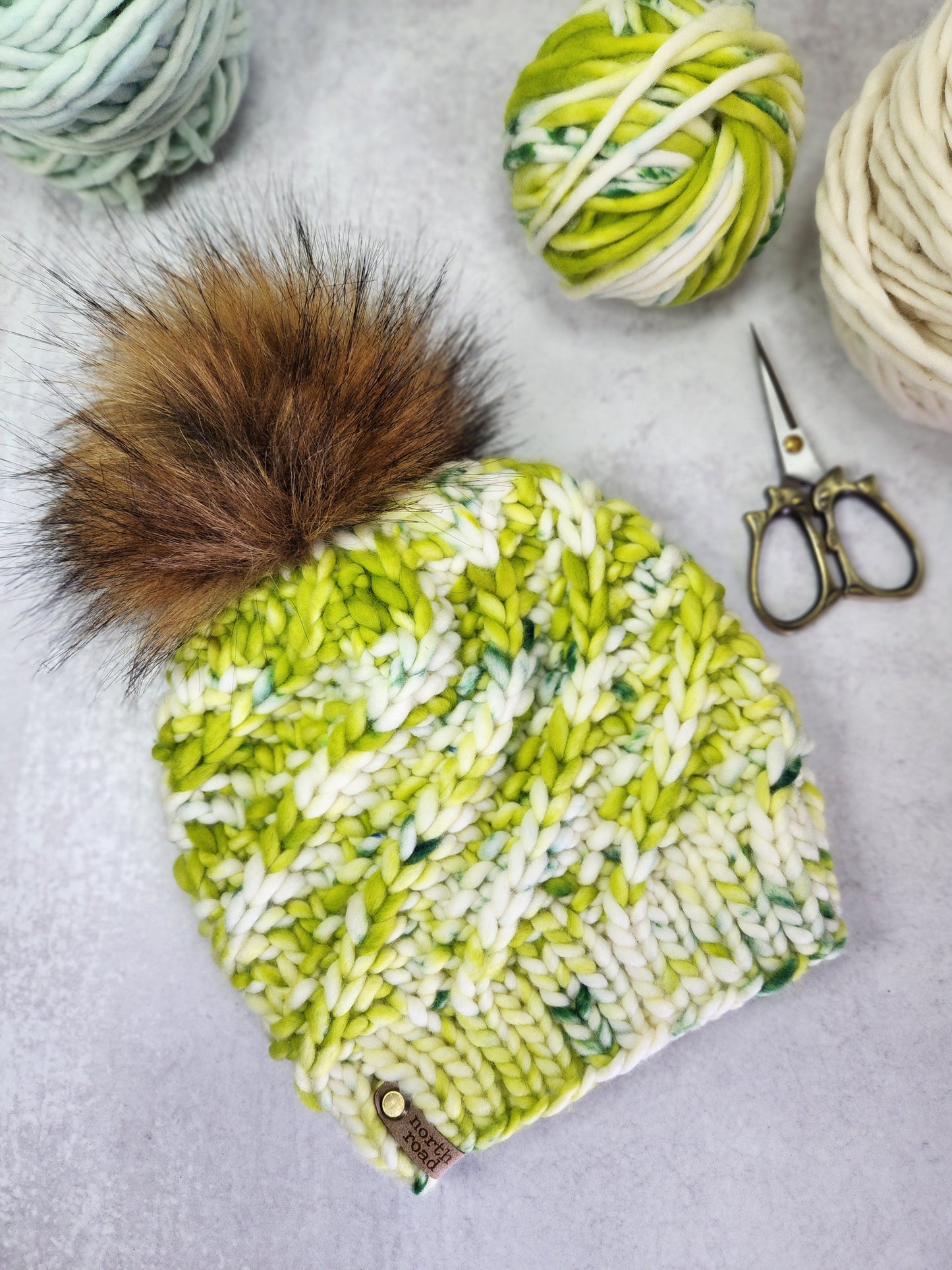 Merino Wool Pom Hat