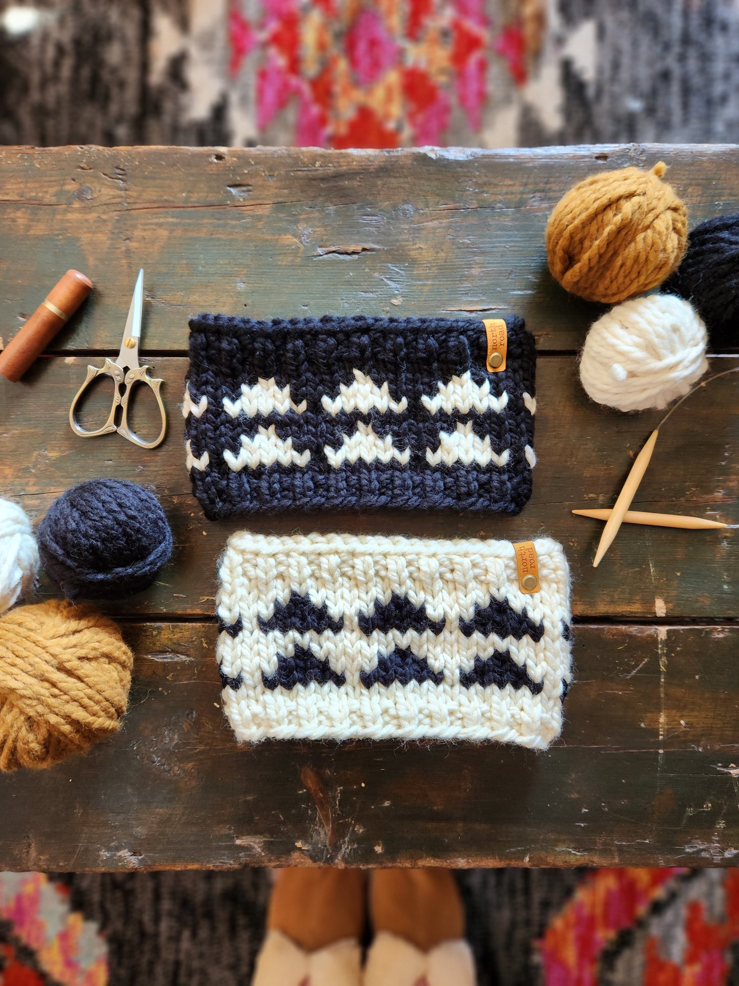 Campground Headband Knitting Pattern