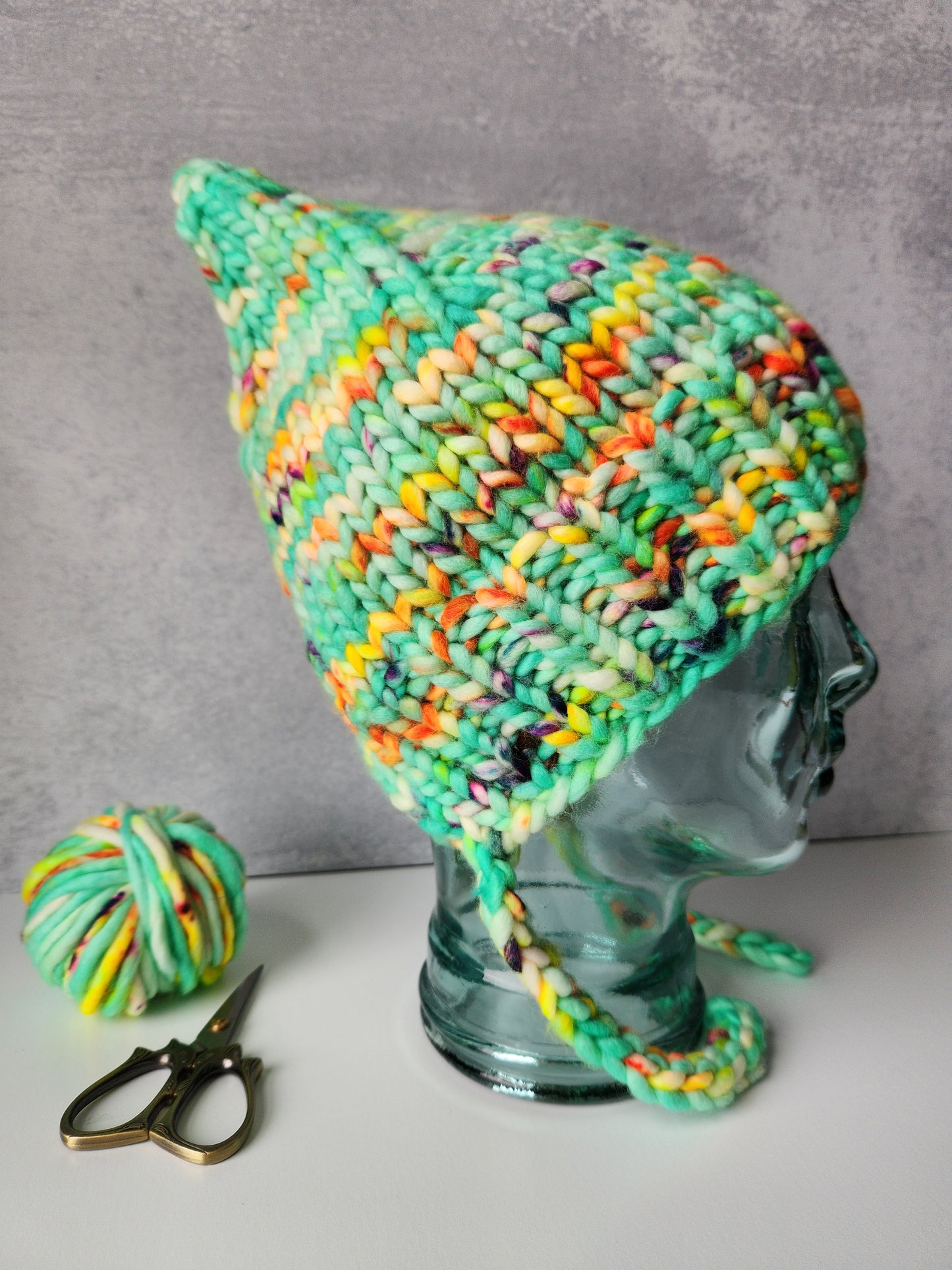 Forest Gnome Split Brim Hat, Merino Wool