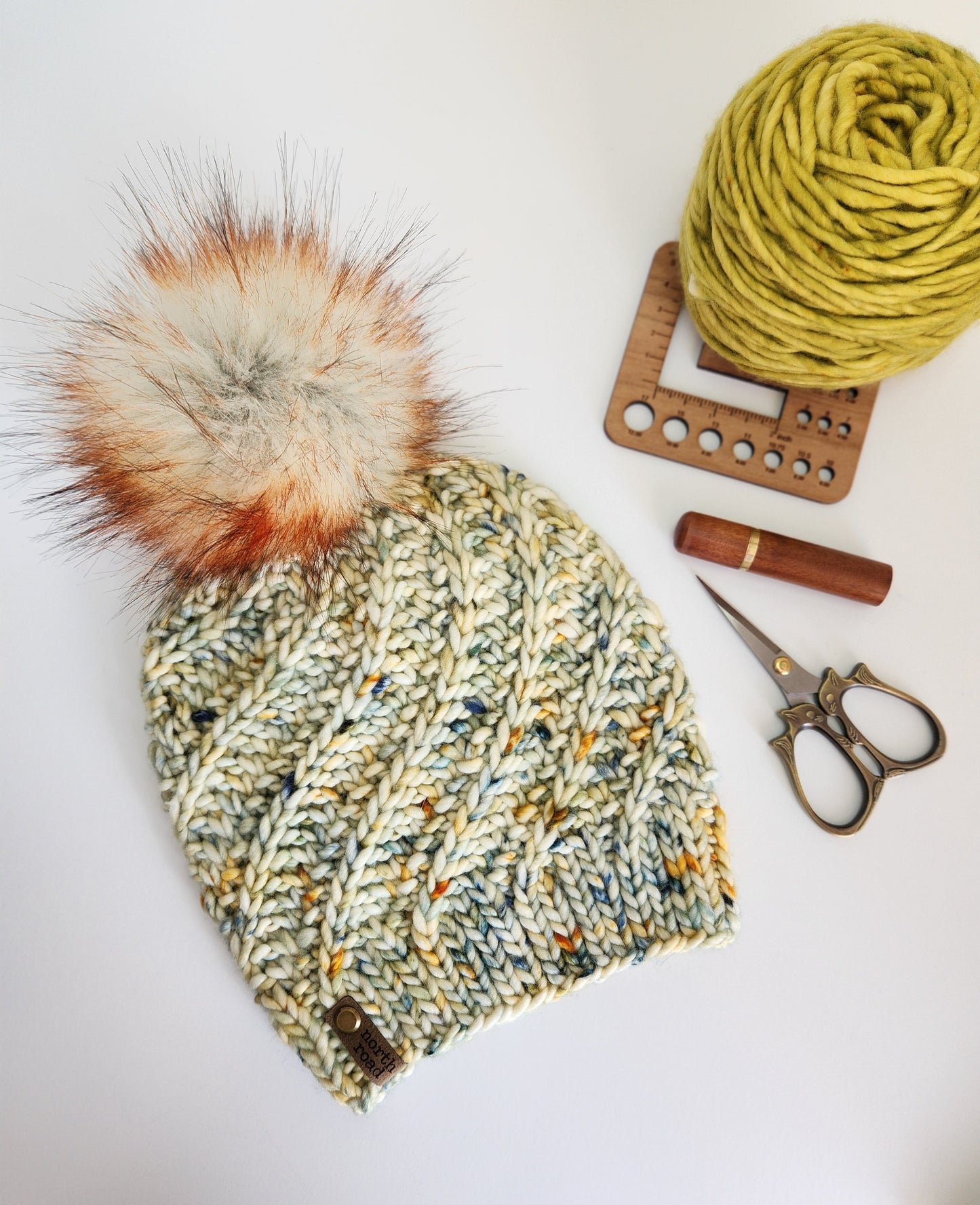 North Road Hat Bulky Knitting Pattern