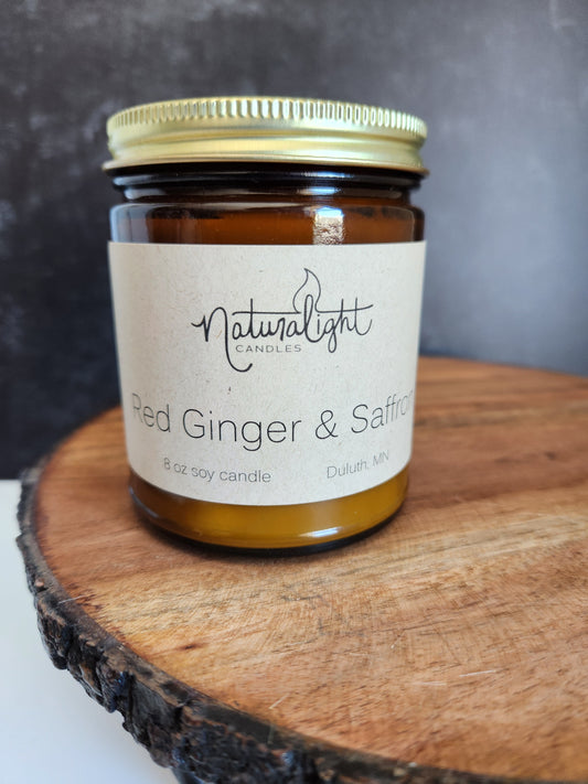 Naturalight Candle, Red Ginger & Saffron