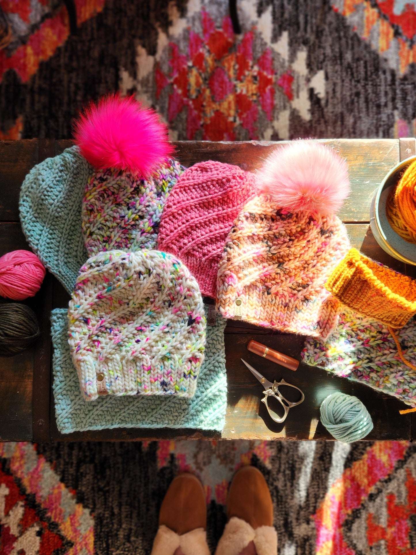 North Road Hat Bulky Knitting Pattern