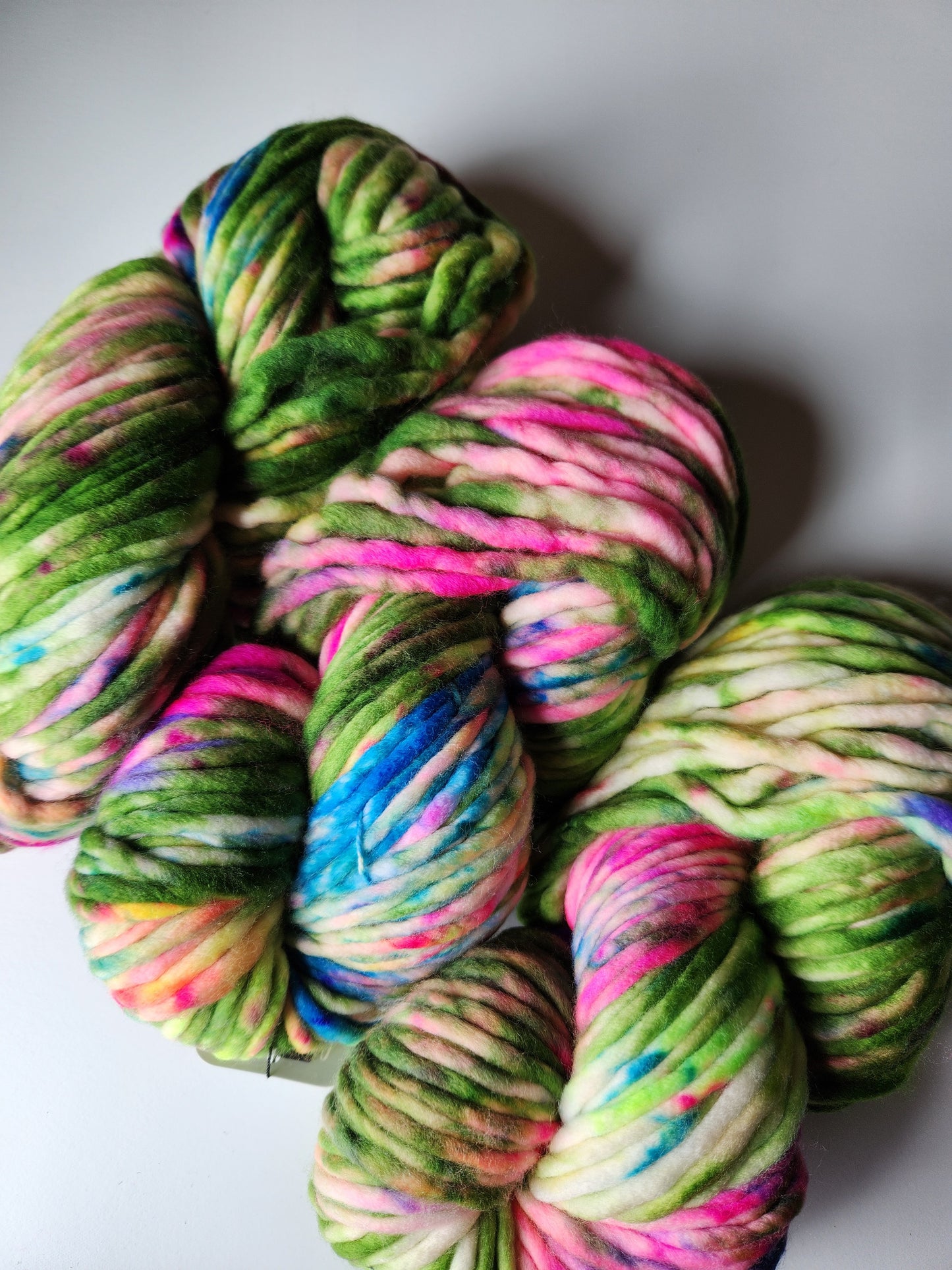 Honey and Clover | Hand Dyed Merino Wool Super Bulky | Wild Thing