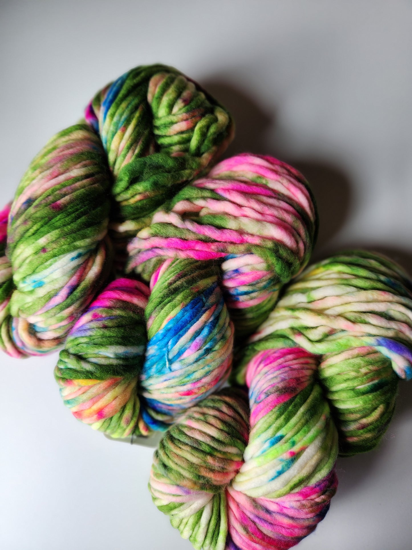 Honey and Clover | Hand Dyed Merino Wool Super Bulky | Wild Thing