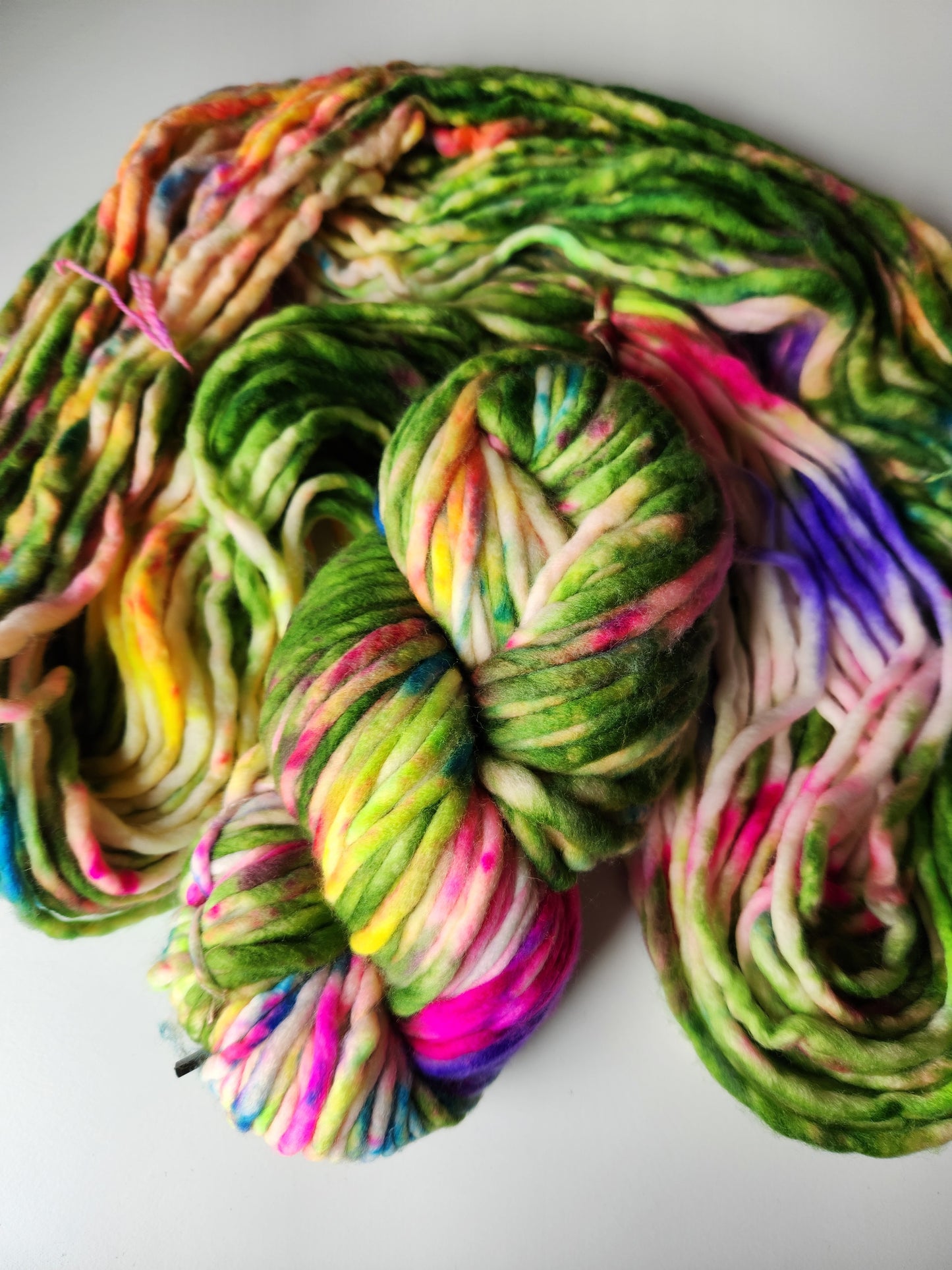 Honey and Clover | Hand Dyed Merino Wool Super Bulky | Wild Thing