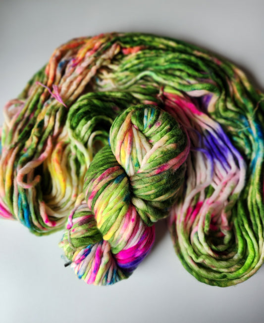 Honey and Clover | Hand Dyed Merino Wool Super Bulky | Wild Thing