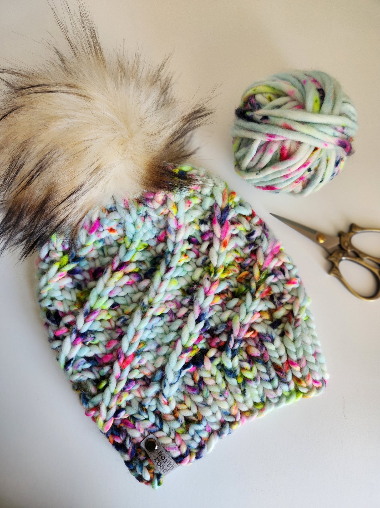 Merino Wool Pom Hat