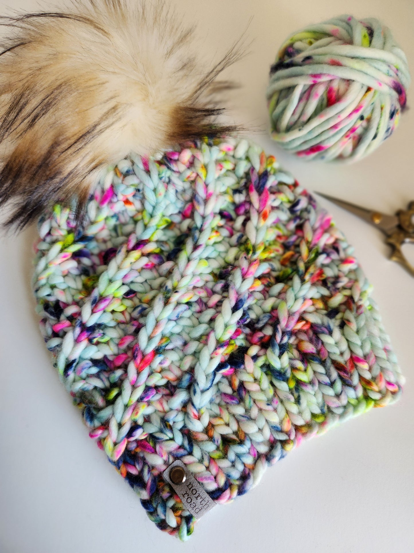Merino Wool Pom Hat