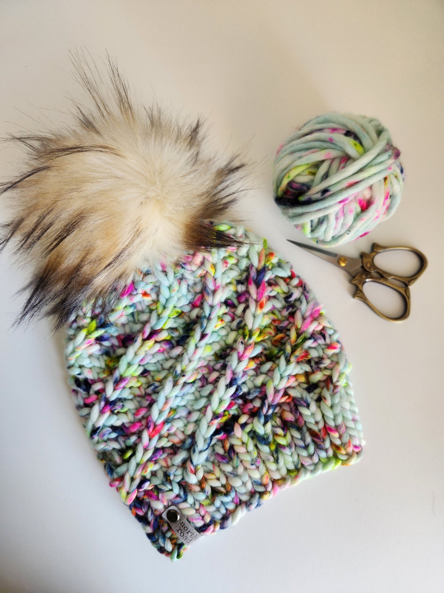 Merino Wool Pom Hat