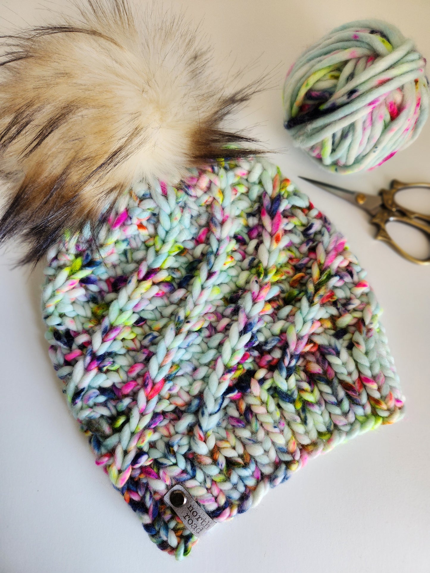 Merino Wool Pom Hat