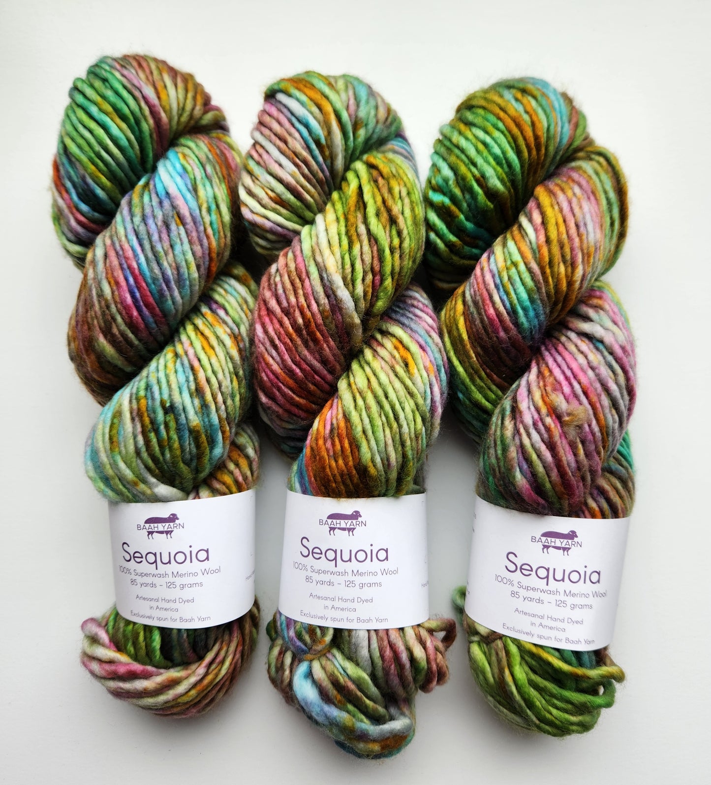 Baah Yarn | Sequoia | Green Eyed Lady