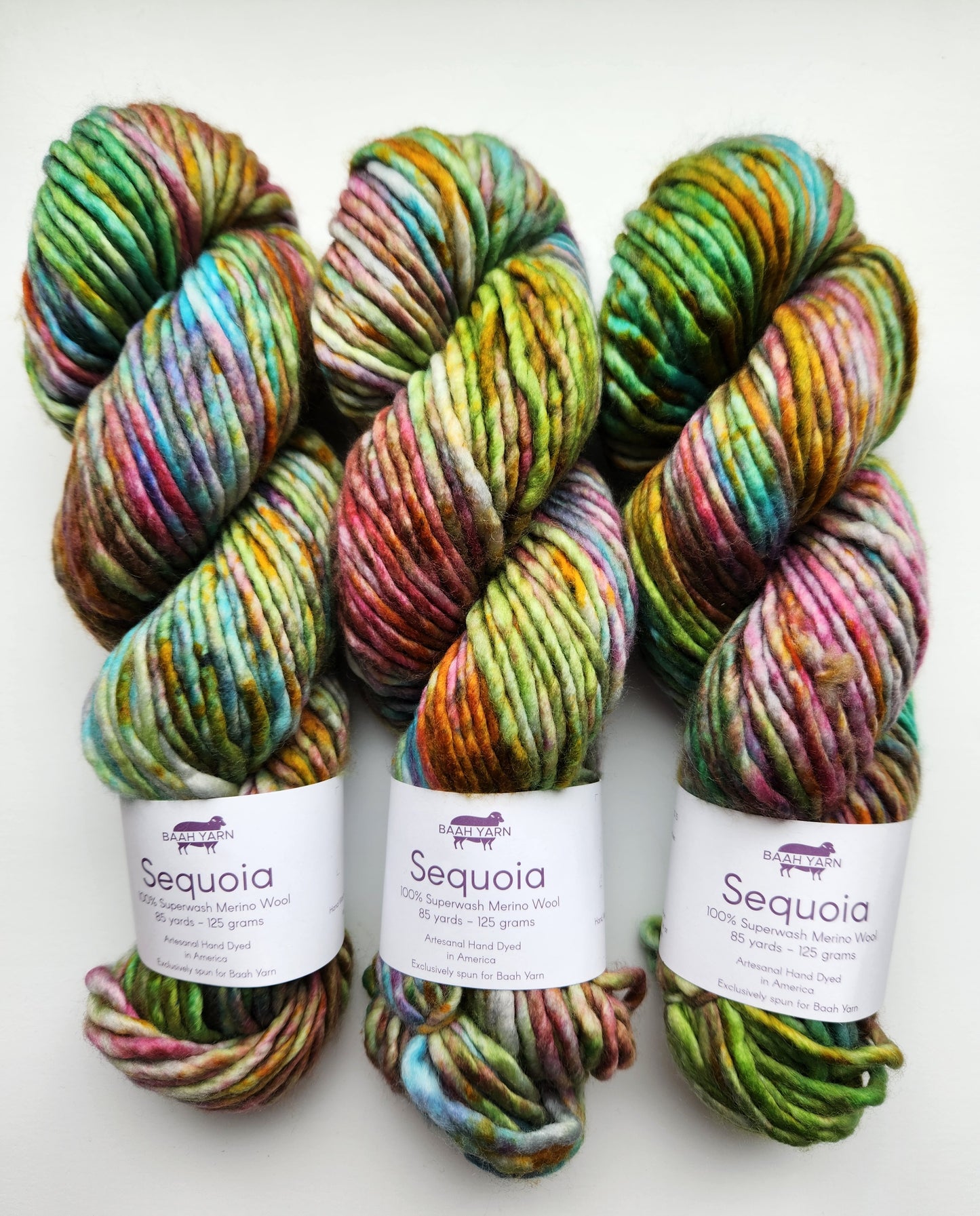Baah Yarn | Sequoia | Green Eyed Lady