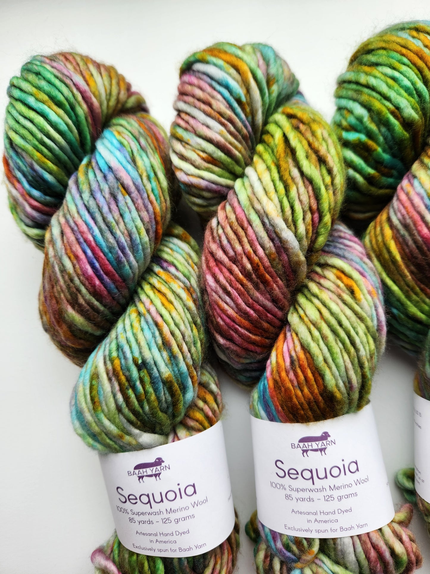 Baah Yarn | Sequoia | Green Eyed Lady