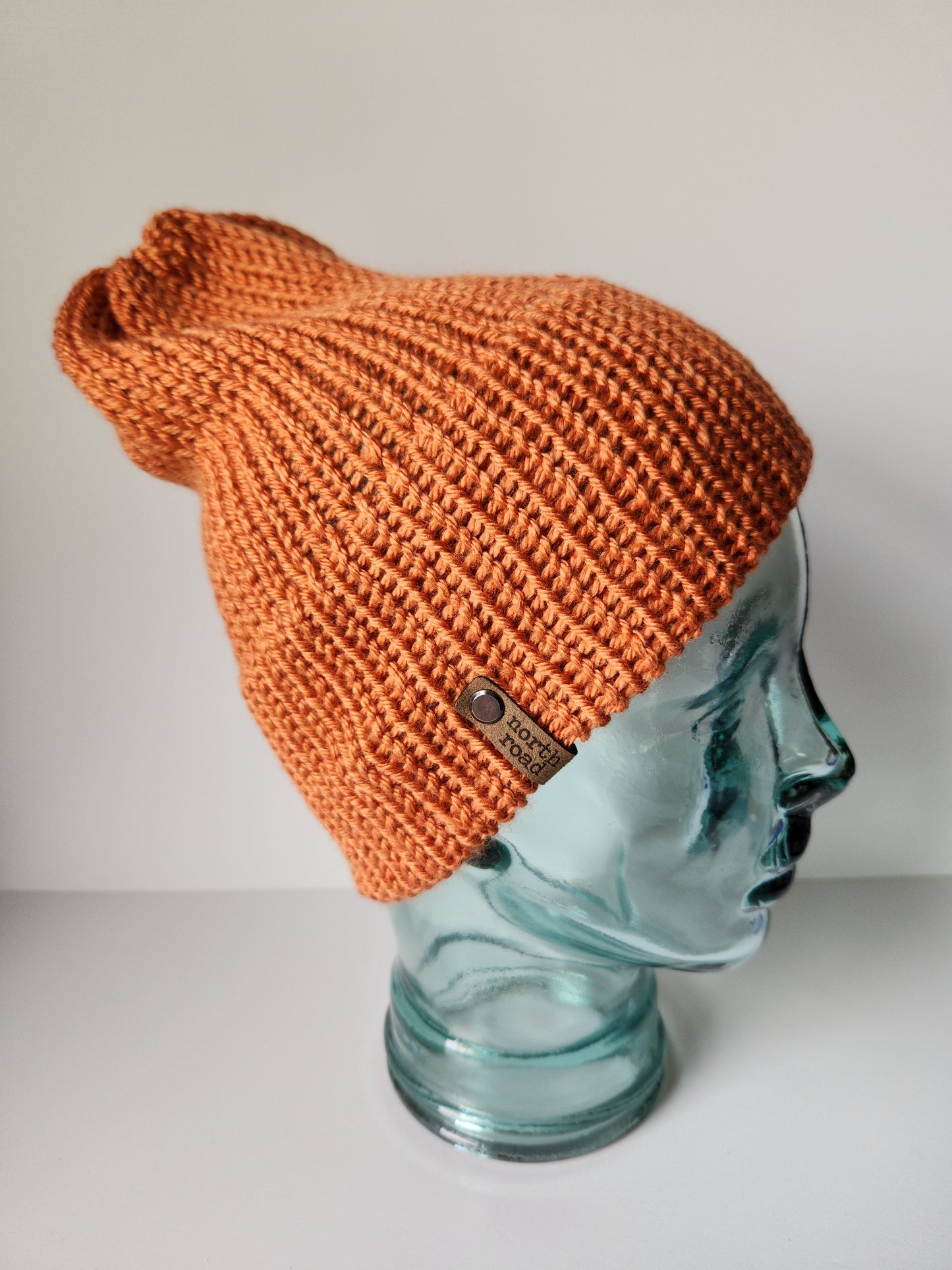 Lightweight Hat, Folded Double Brim Wool Free, Coral