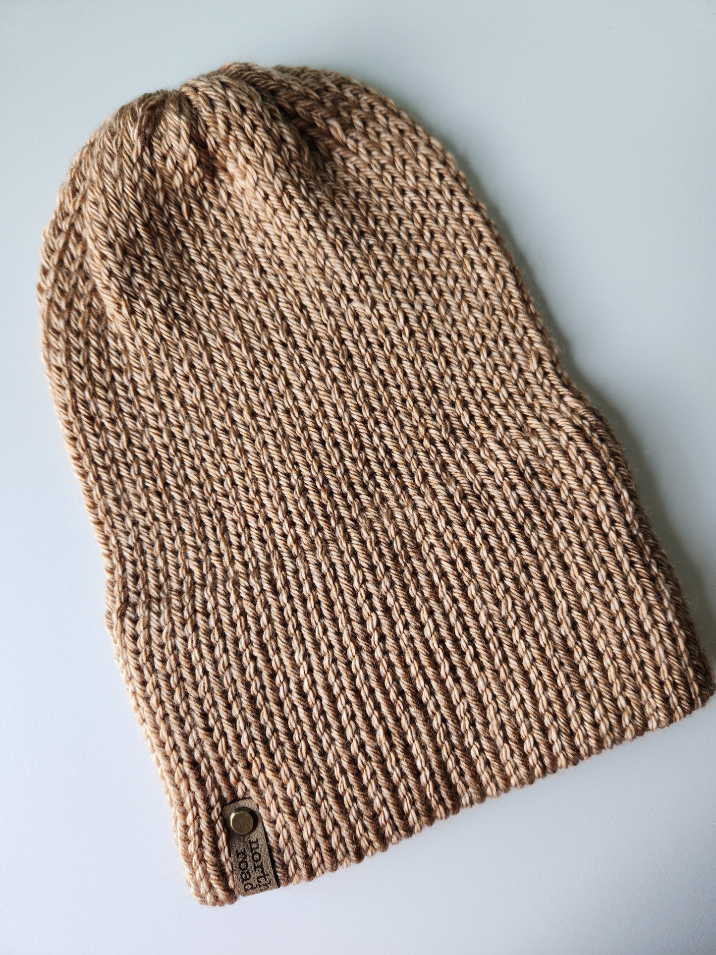Lightweight Hat, Folded Double Brim Wool Free, Tan