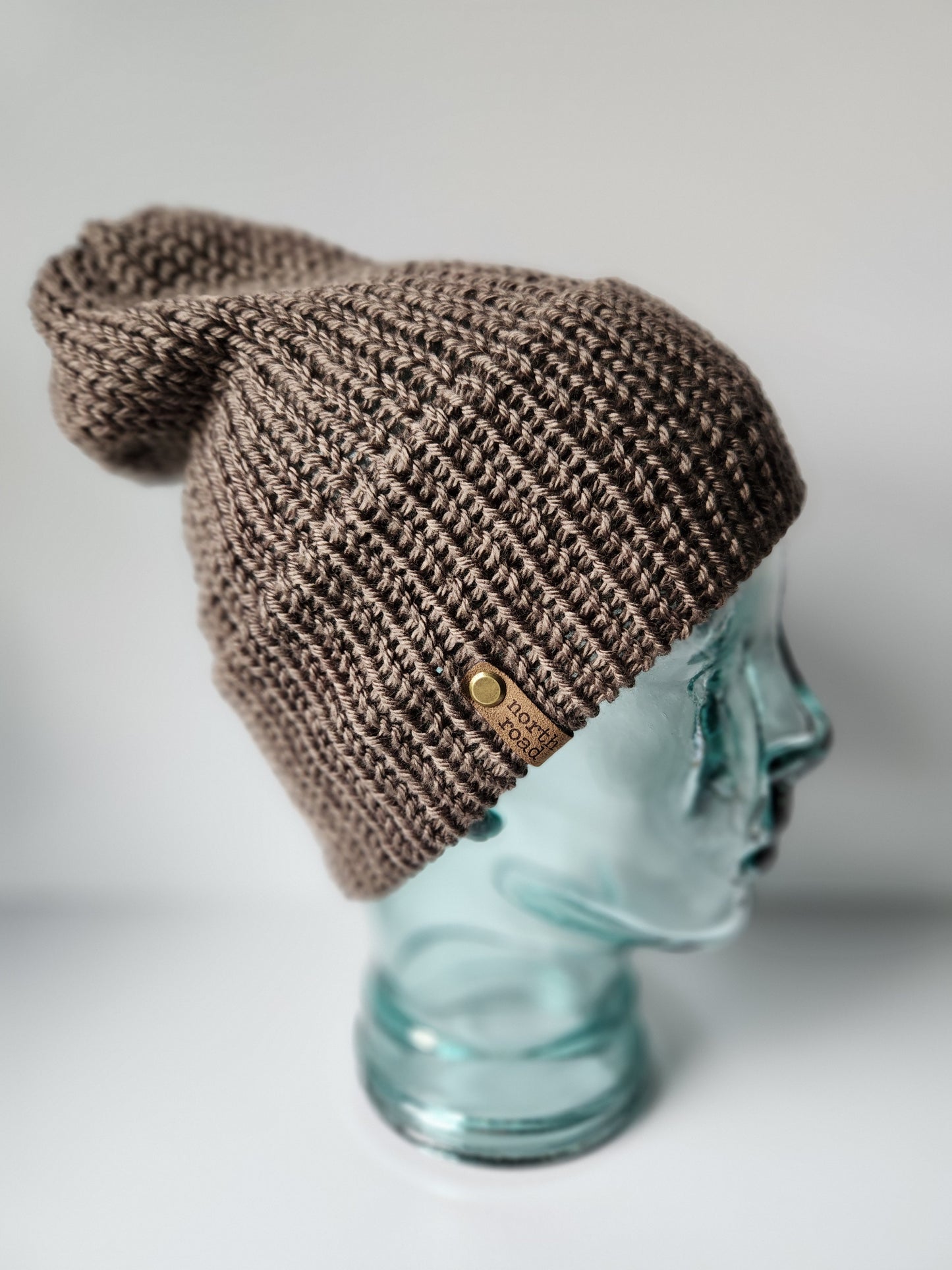 Lightweight Hat, Folded Double Brim Wool Free, Taupe