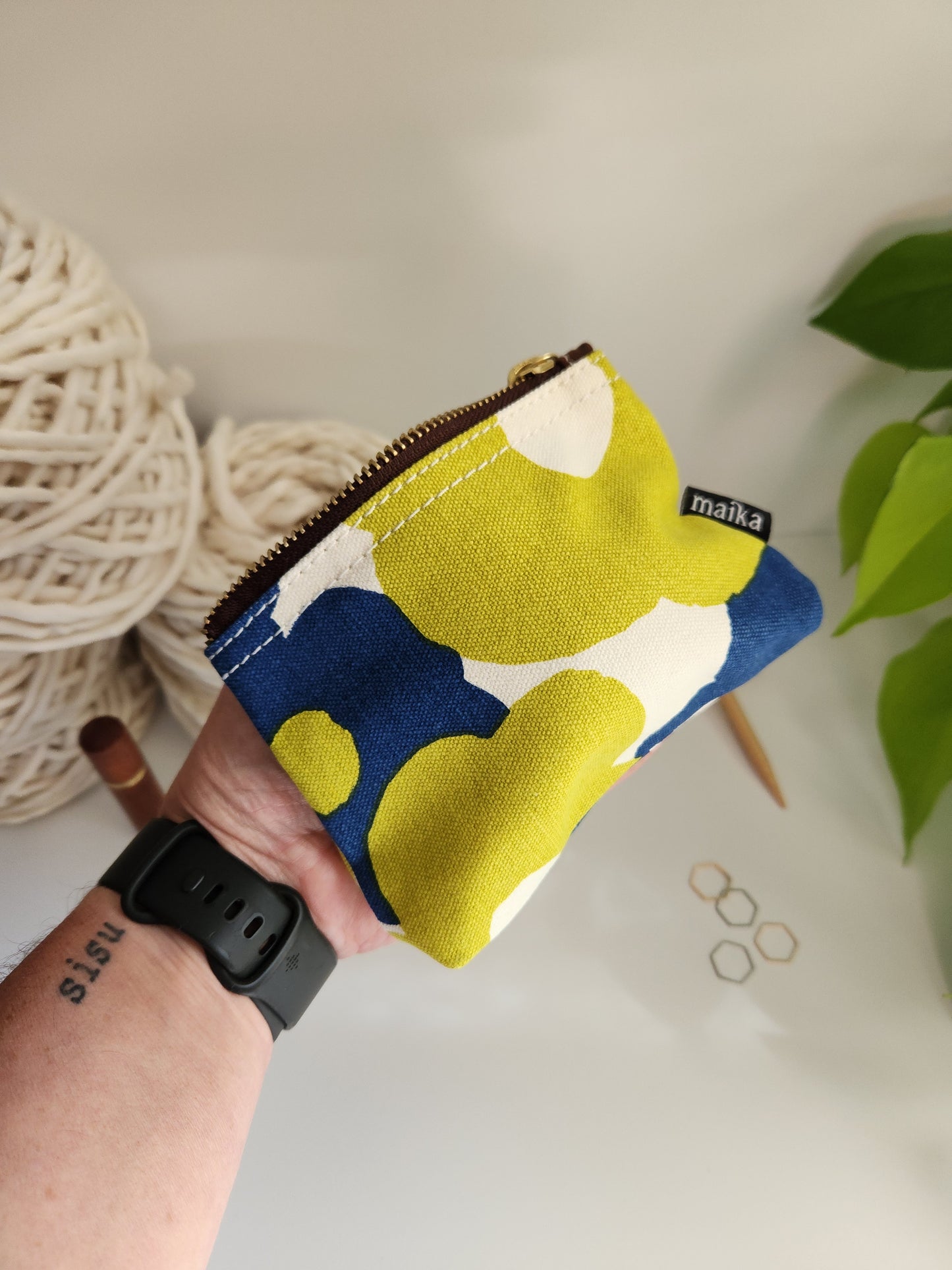 Small Zipper Pouch, Hana