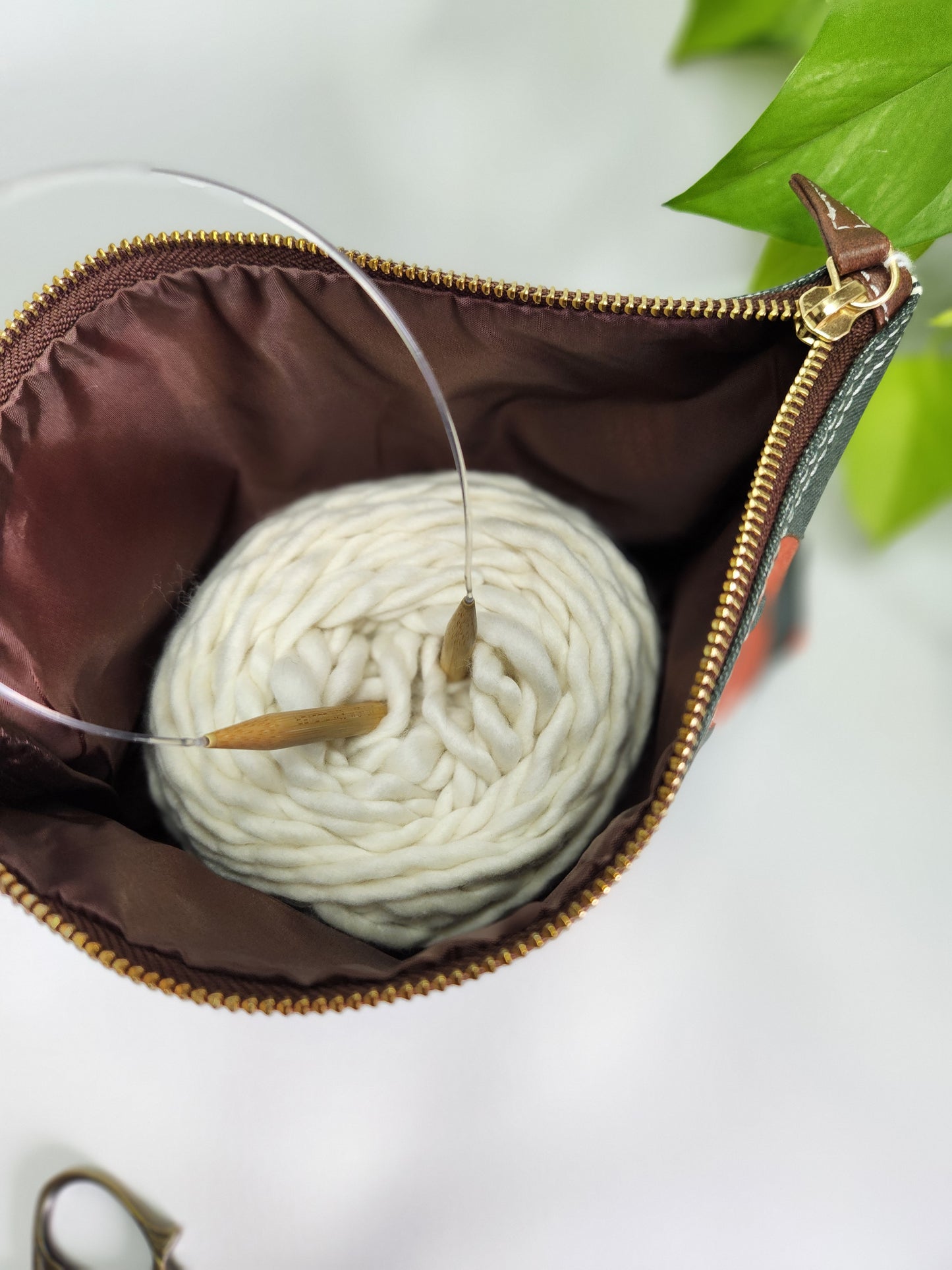 Large Zipper Pouch, Mendocino