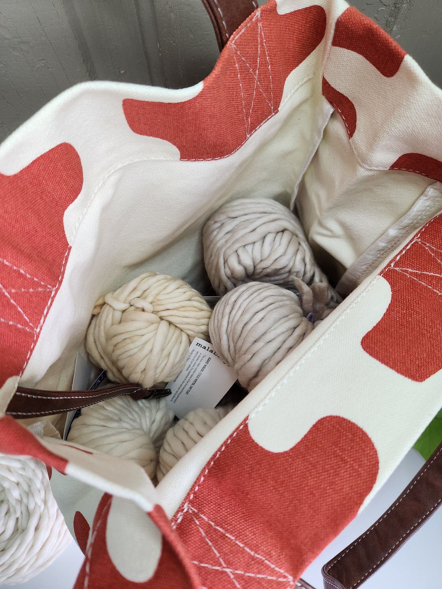 Market Tote, Echo Tangerine