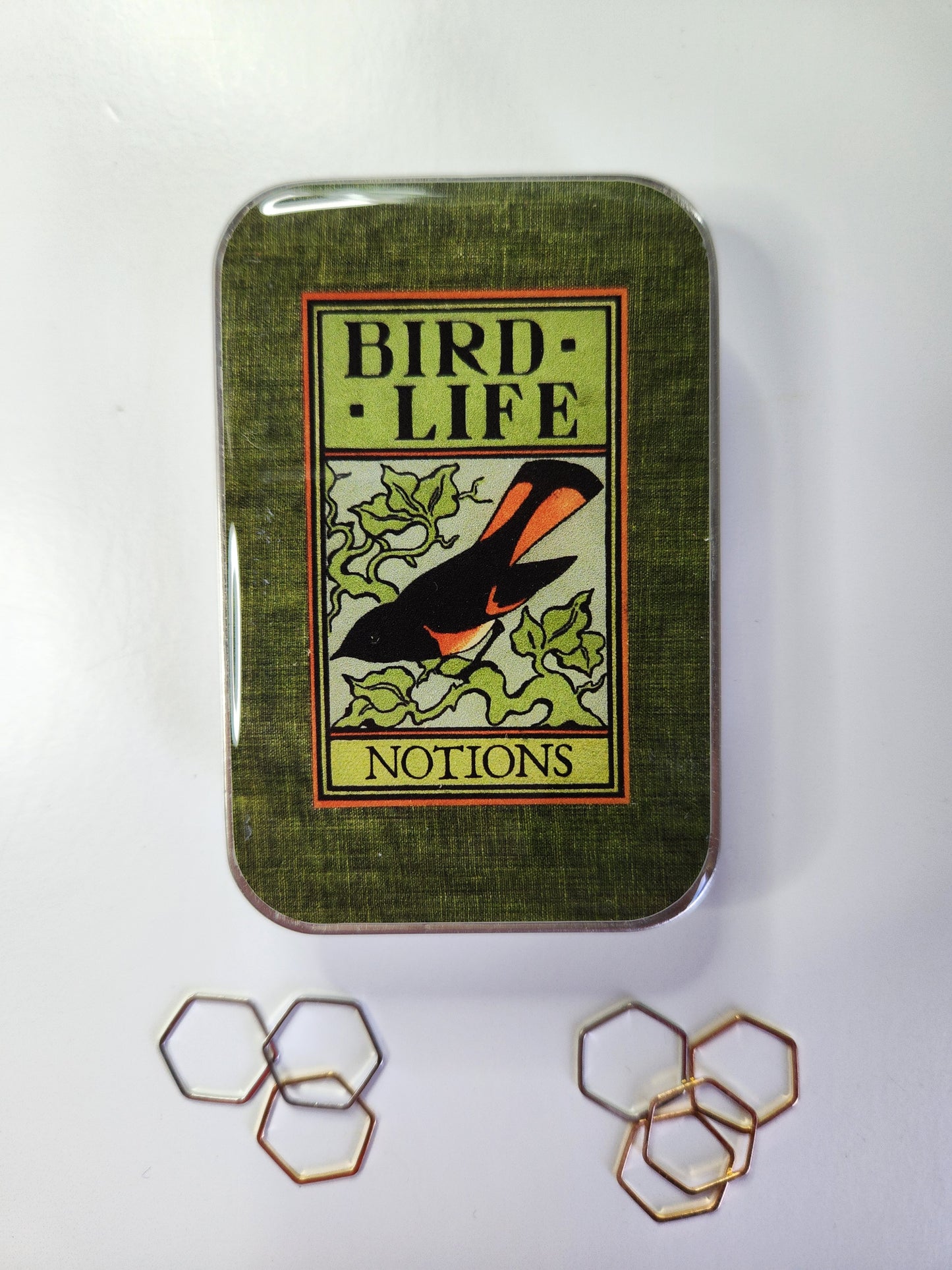 Large Bird Life Notions Tin