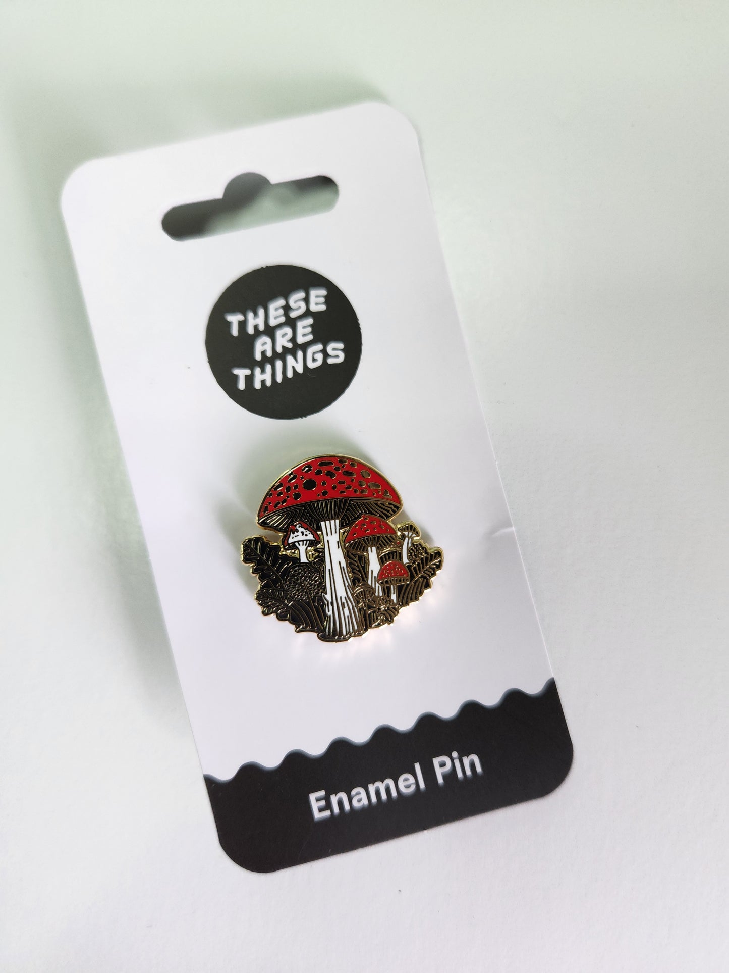 Mushroom Forest Enamel Pin
