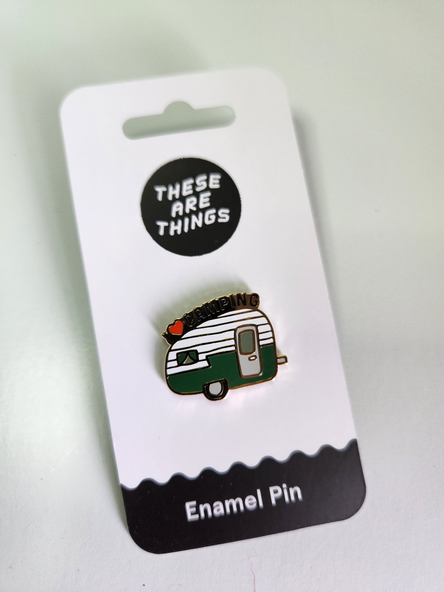 I Love Camping Enamel Pin