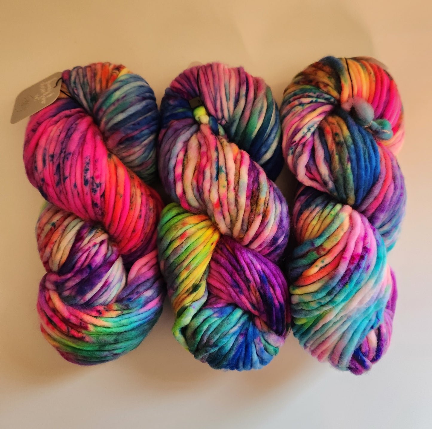 Honey and Clover | Hand Dyed Merino Wool Super Bulky | I Can't Feel My Face