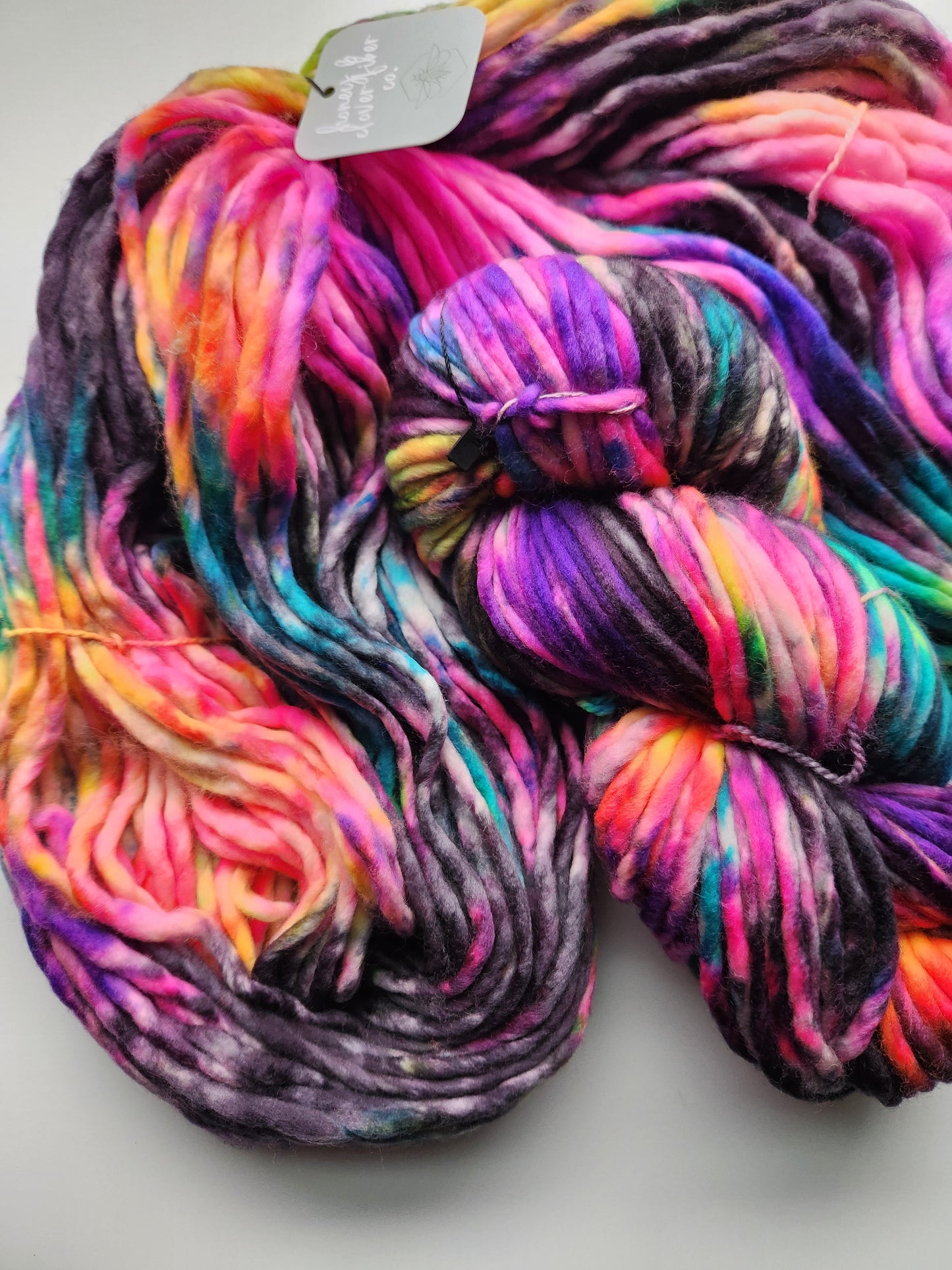 Honey and Clover | Hand Dyed Merino Wool Super Bulky | Rave