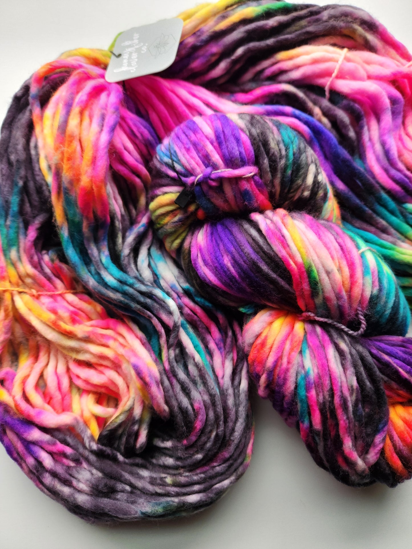 Honey and Clover | Hand Dyed Merino Wool Super Bulky | Rave
