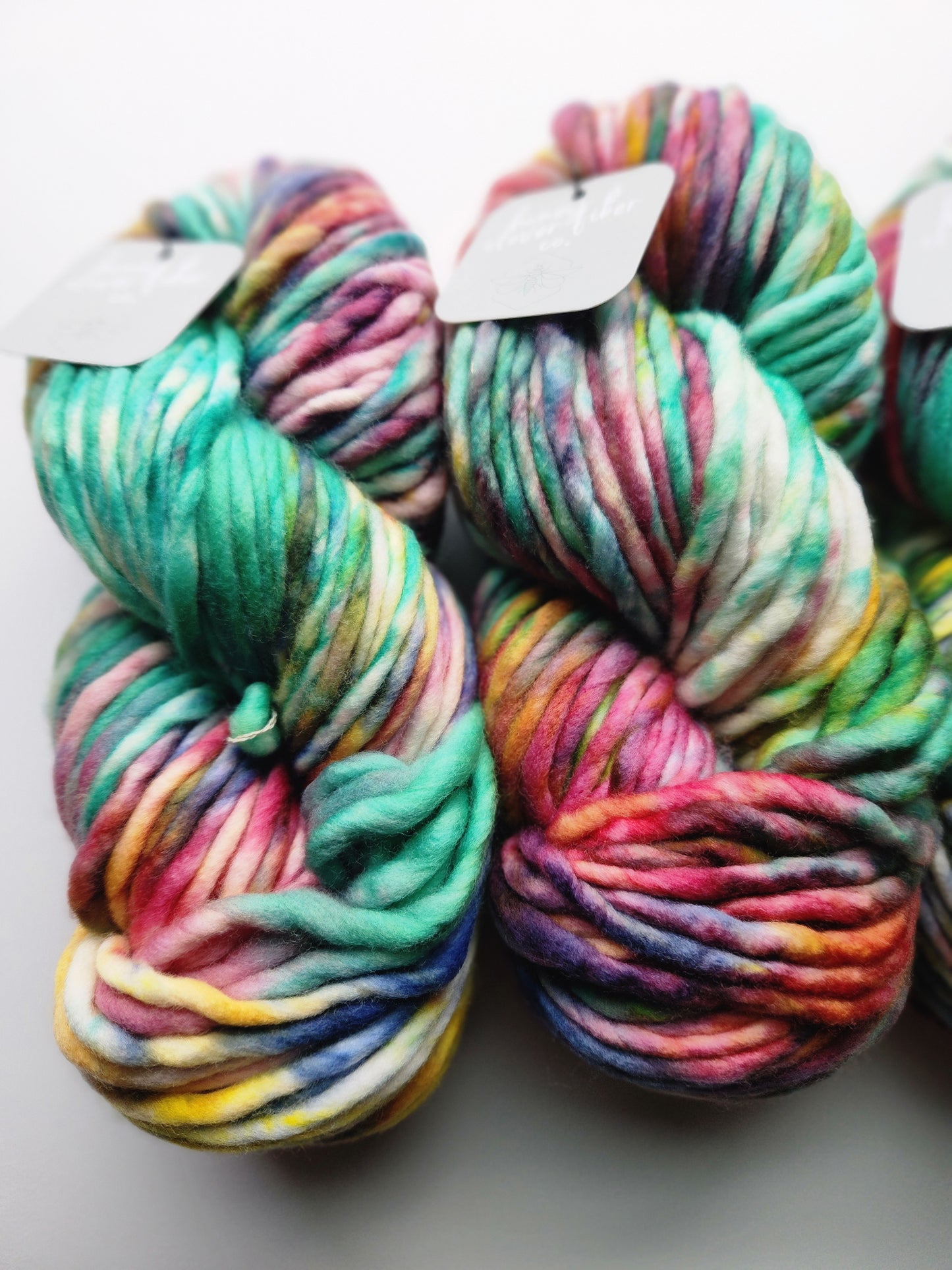 Honey and Clover | Hand Dyed Merino Wool Super Bulky | Autumn in Bar Harbor