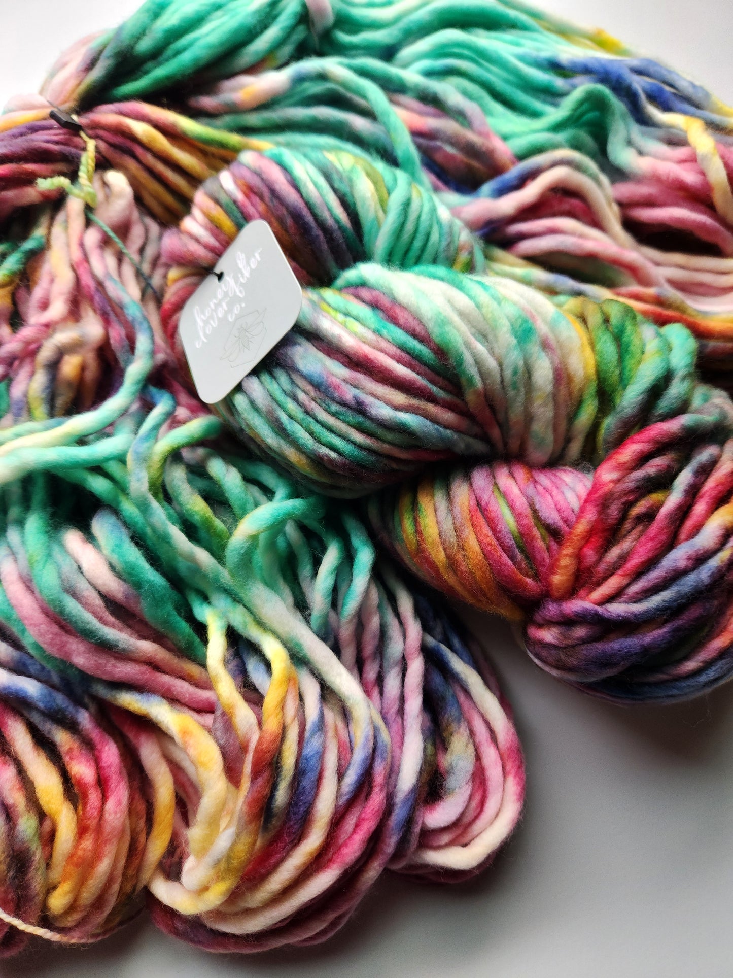 Honey and Clover | Hand Dyed Merino Wool Super Bulky | Autumn in Bar Harbor