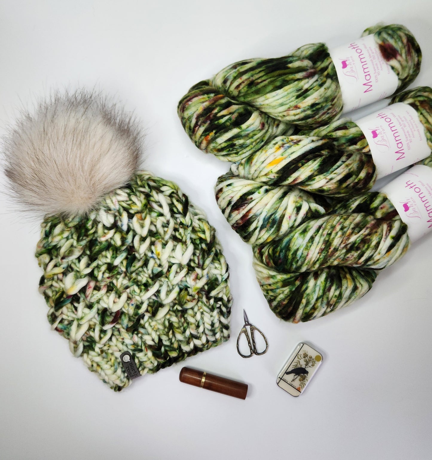 Merino Wool Pom Hat