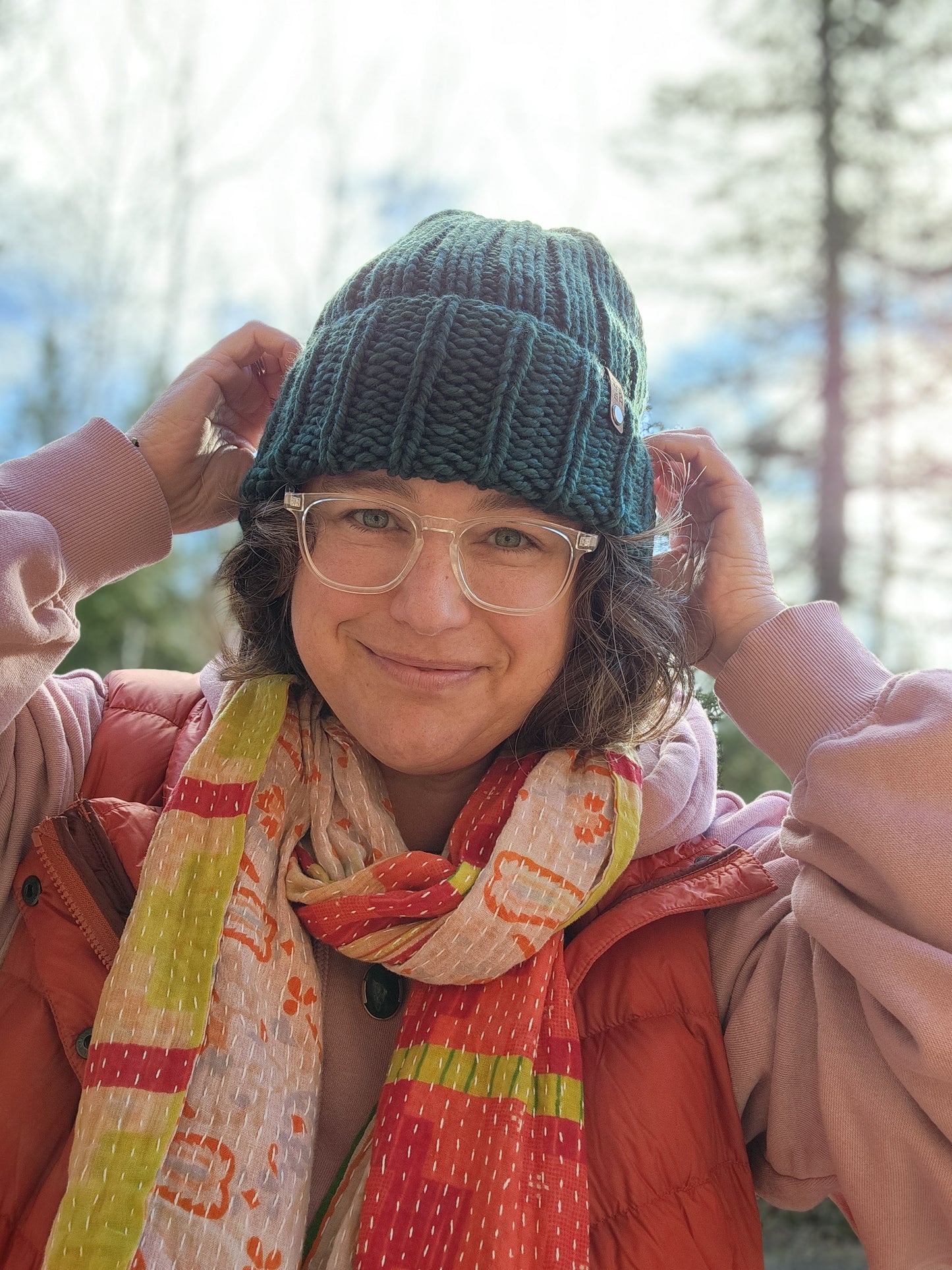 Maple Hill Hat Bulky Knitting Pattern