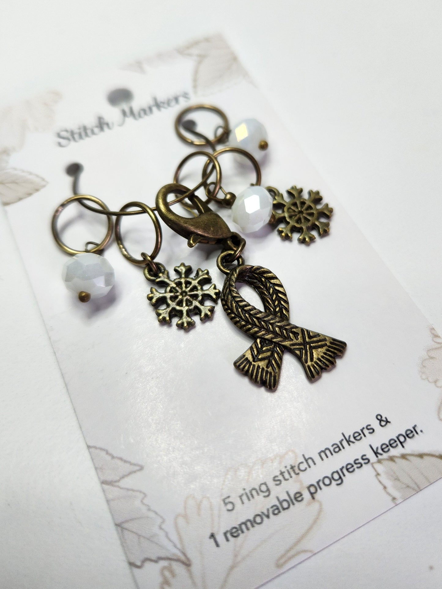 Cozy Winter Stitch Marker Set (Scarf)