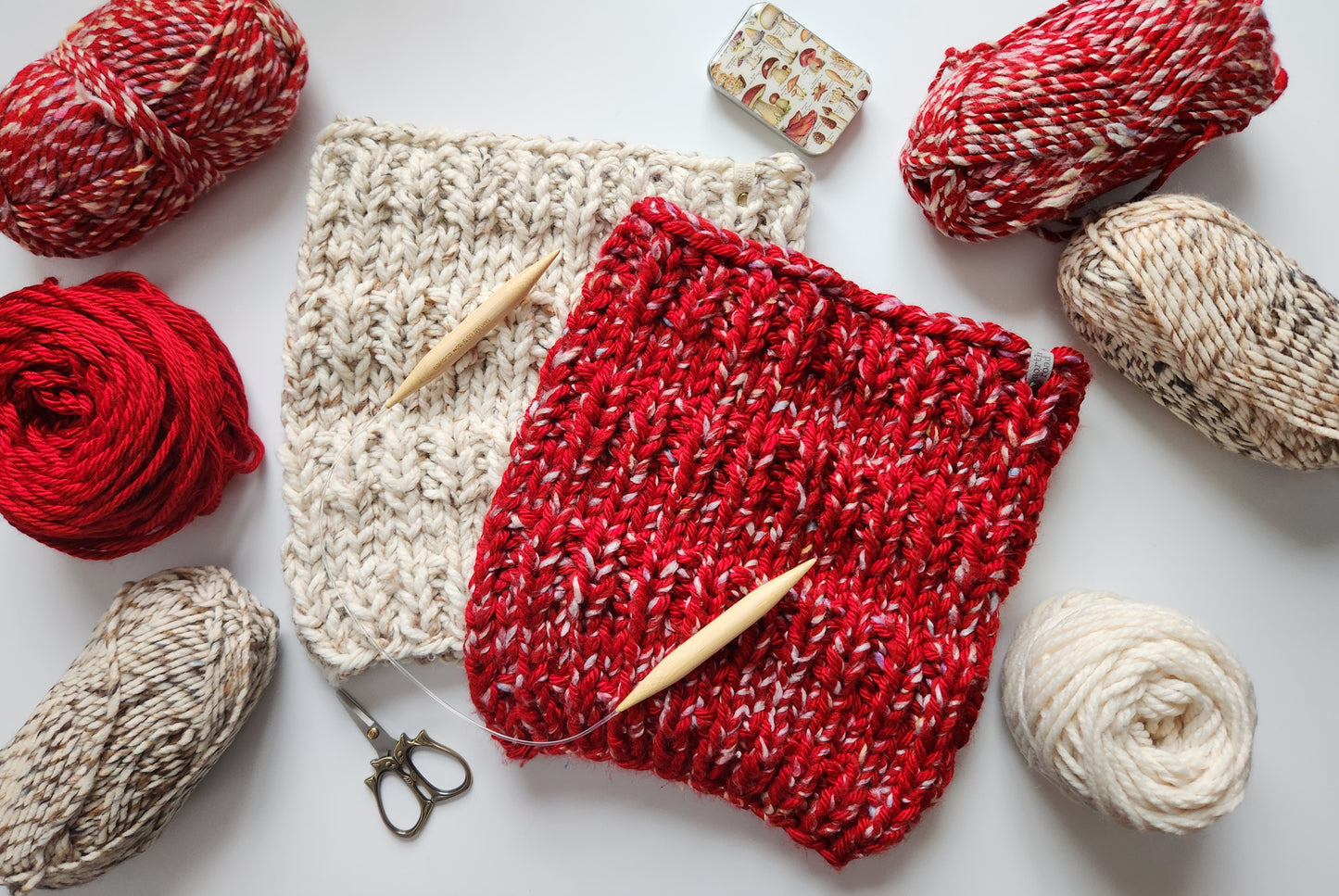 The Big Squishy Cowl Knitting Pattern