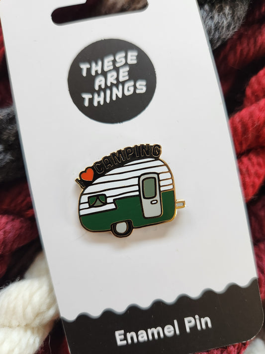 I Love Camping Enamel Pin